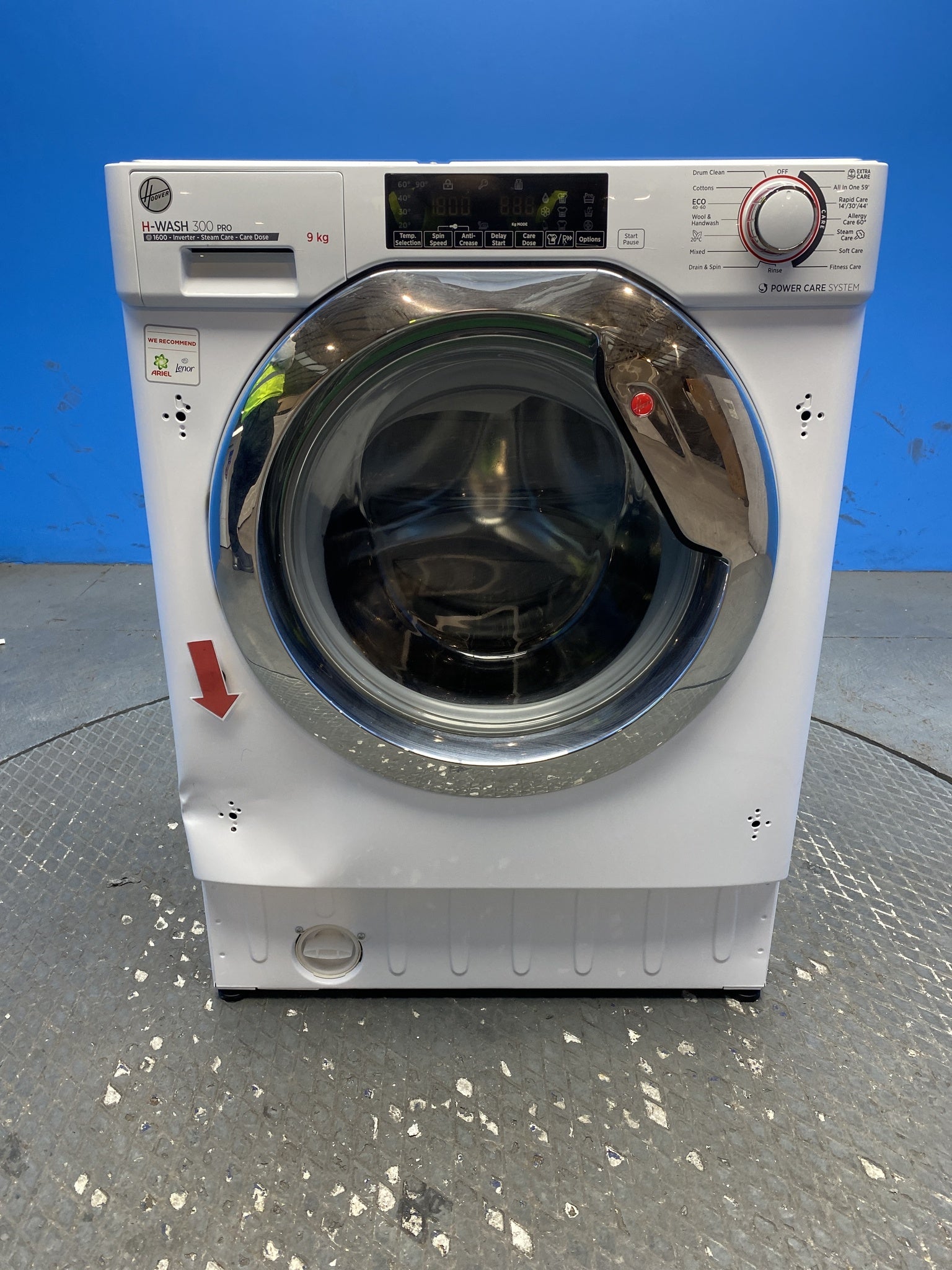 Hoover HBWODS69TAMCE 9kg Integrated AutoDose Washing Machine