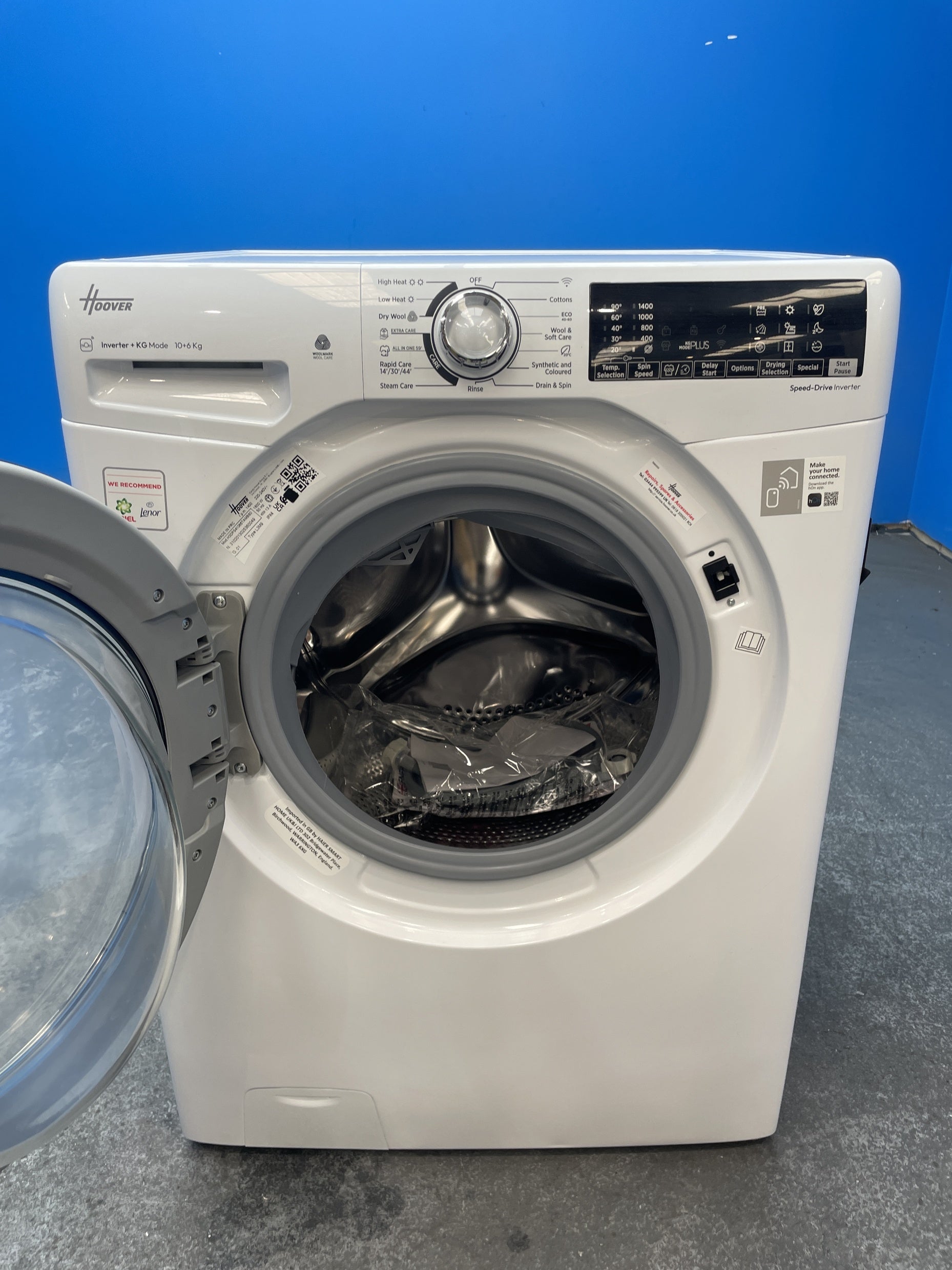 #GRC-159-989 - Hoover H-WASH 350 H3DPS41066TAMB80 10/6kg 1400rpm Washer Dryer