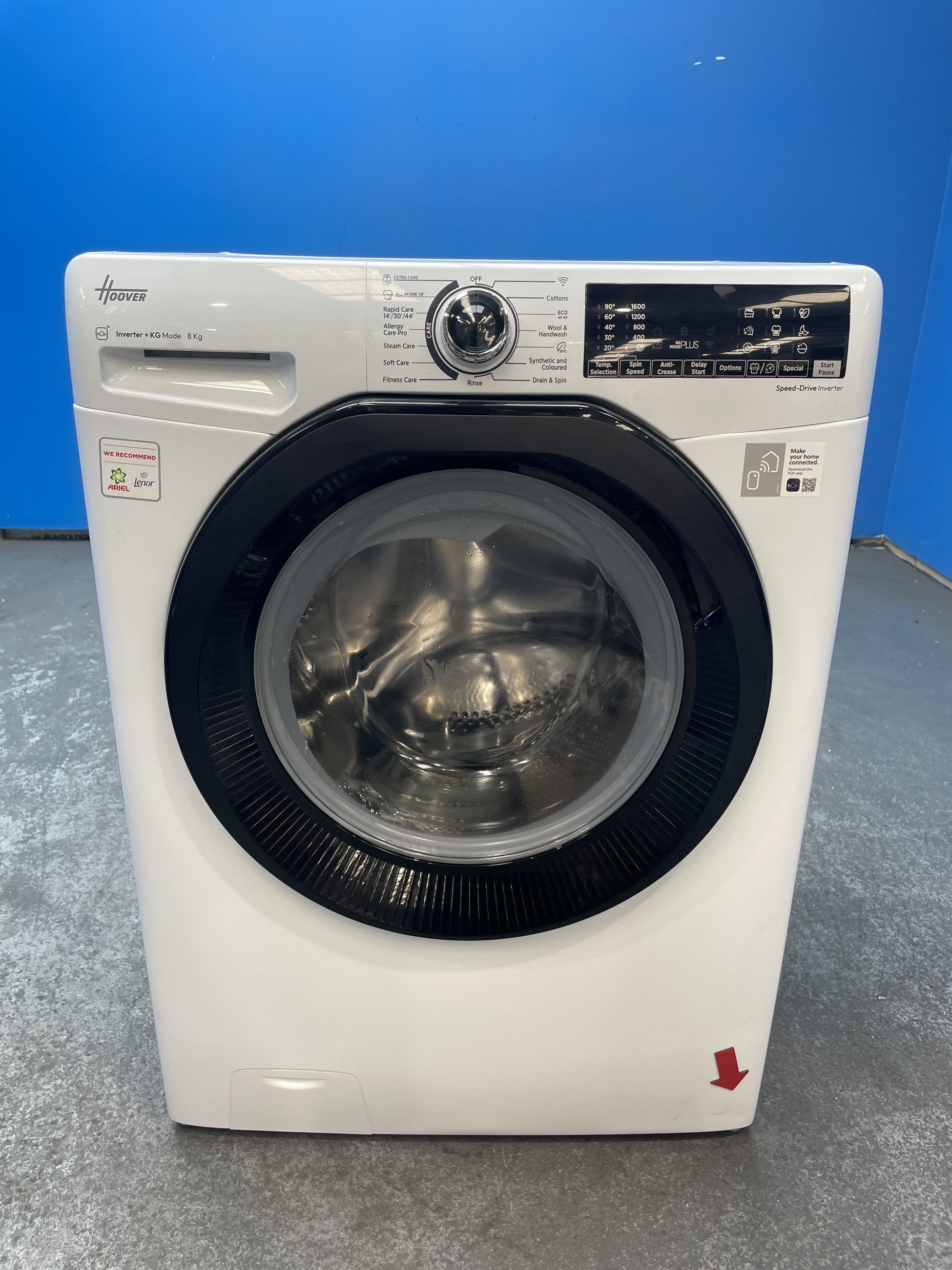 #GRC-159-998 - Hoover H-WASH 350 H3WPS686TAMB6-80 8kg 1600rpm Washing Machine