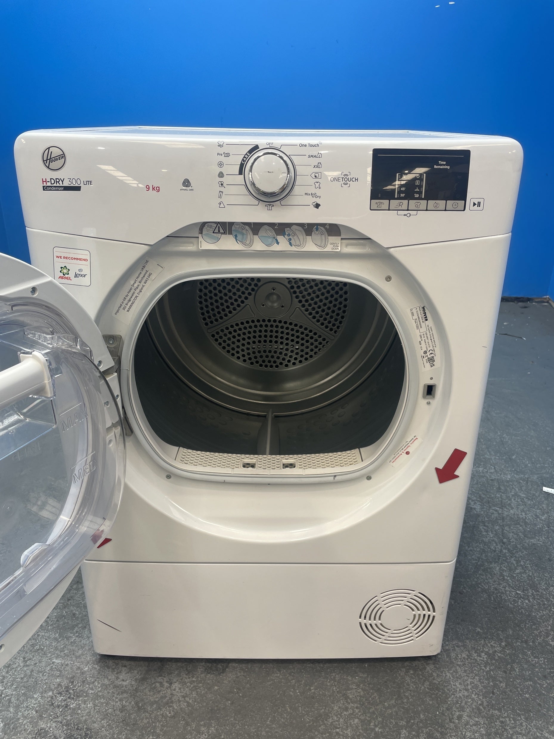 #GRC-141-623 - Hoover HLEC9DE 9kg Condenser Tumble Dryer
