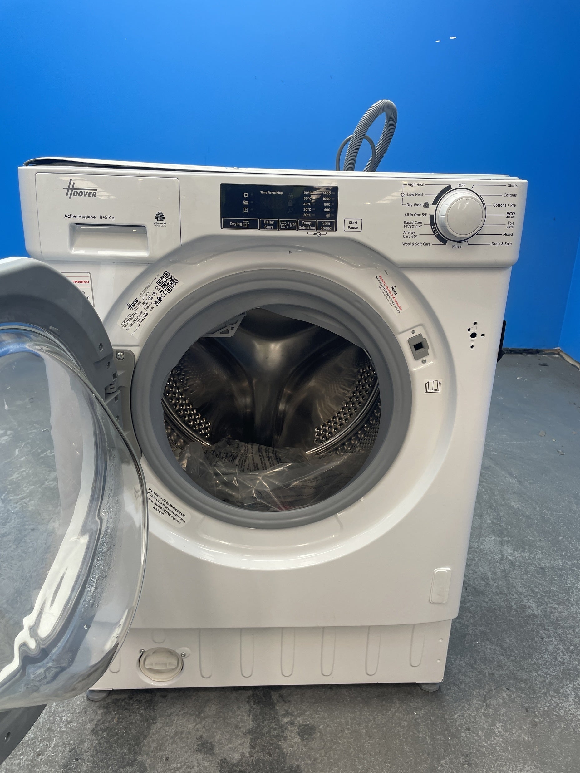 #GRC-158-629 - Hoover HBD 485D13-80 Integrated 8/5kg 1400rpm Washer Dryer