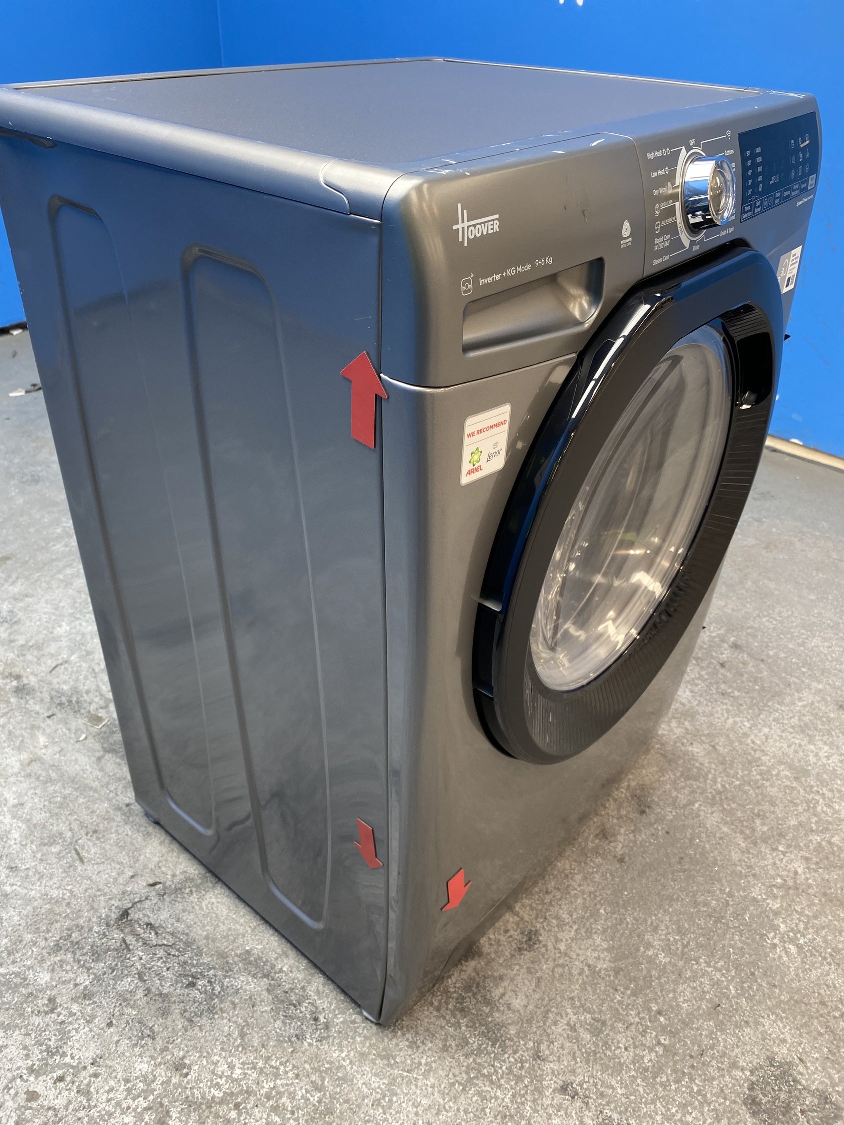 #GRC-157-946 - Hoover H3DPS4966TAMBR80 9kg / 6kg 1400 Spin Washer Dryer