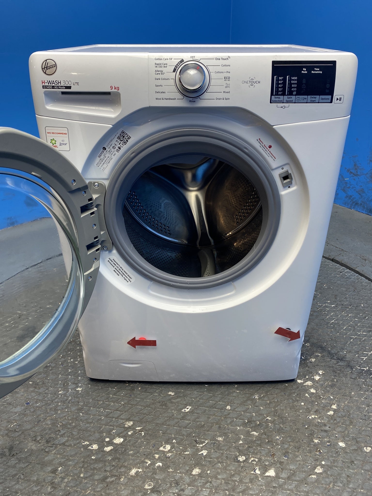 Hoover H3W49TA4 9kg 1400 Spin Washing Machine
