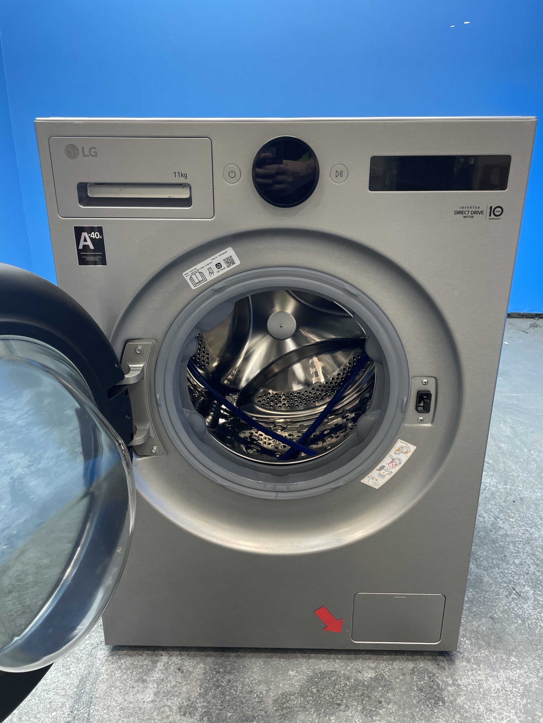 #GRC-158-050 - LG F4X7011TSB 11kg 1400rpm AI Direct Drive Washing Machine
