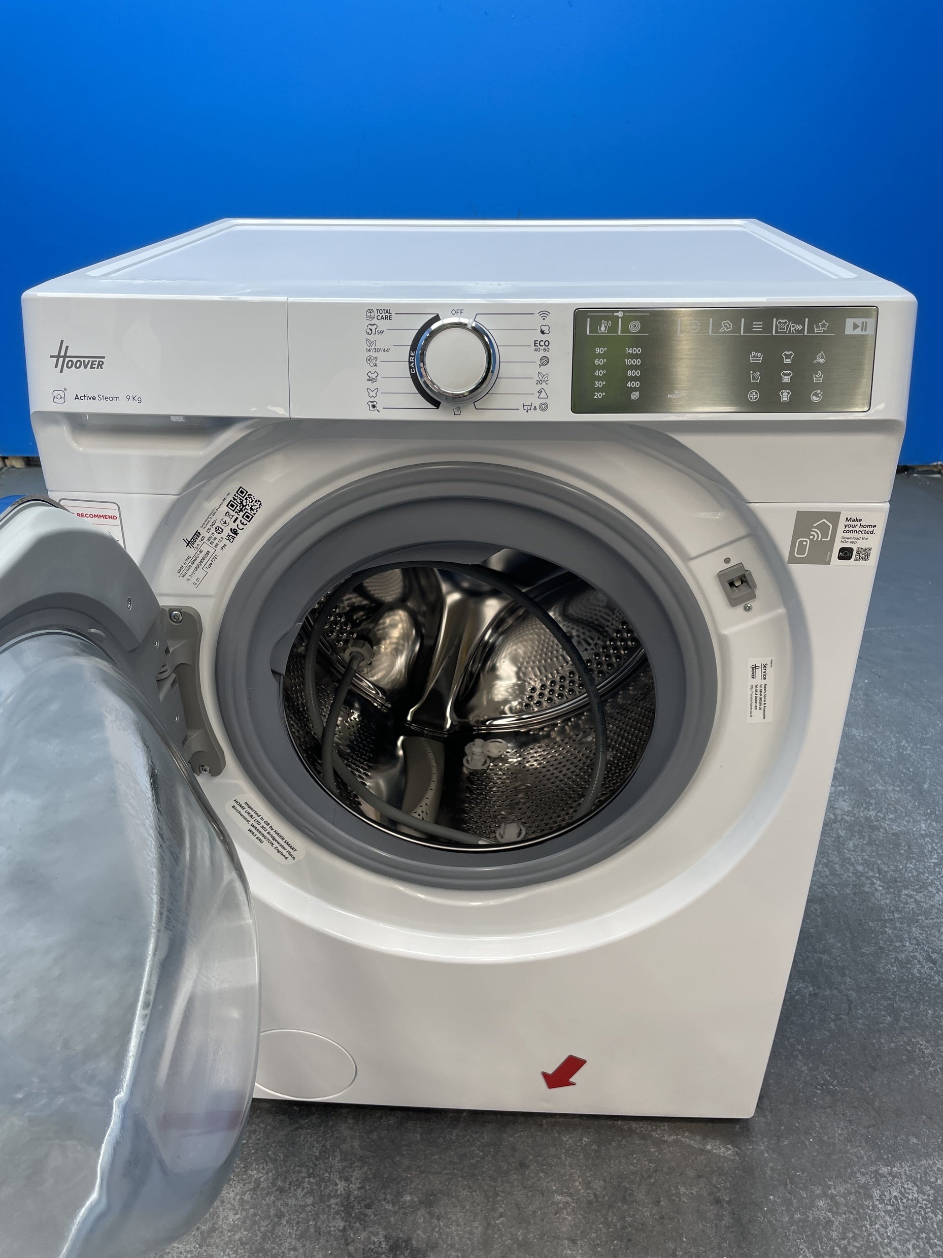#GRC-160-331 - Hoover HWB 49AMC 9kg 1400 Spin Washing Machine