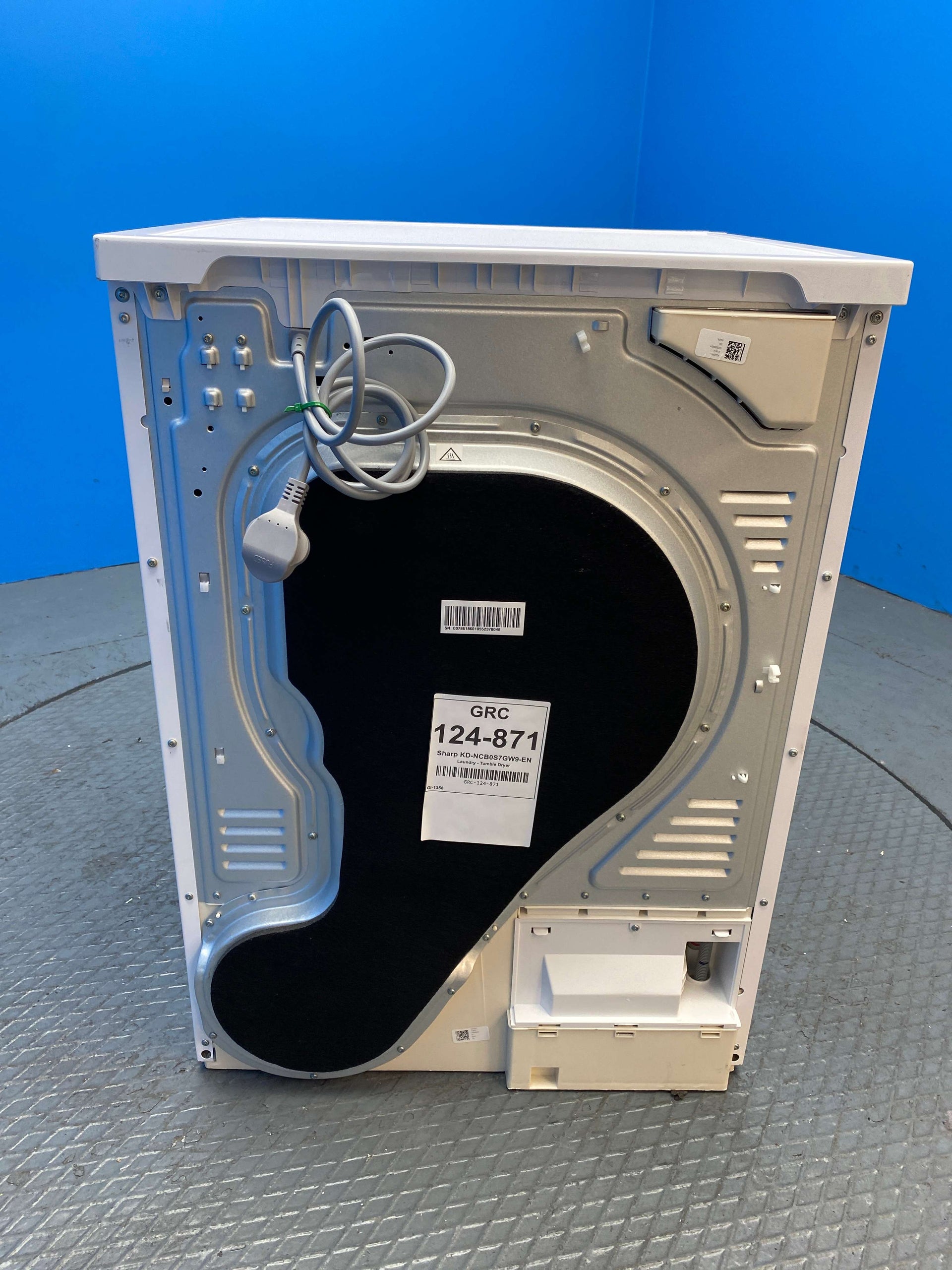 Sharp KD-NCB0S7GW9 10kg Condenser Tumble Dryer