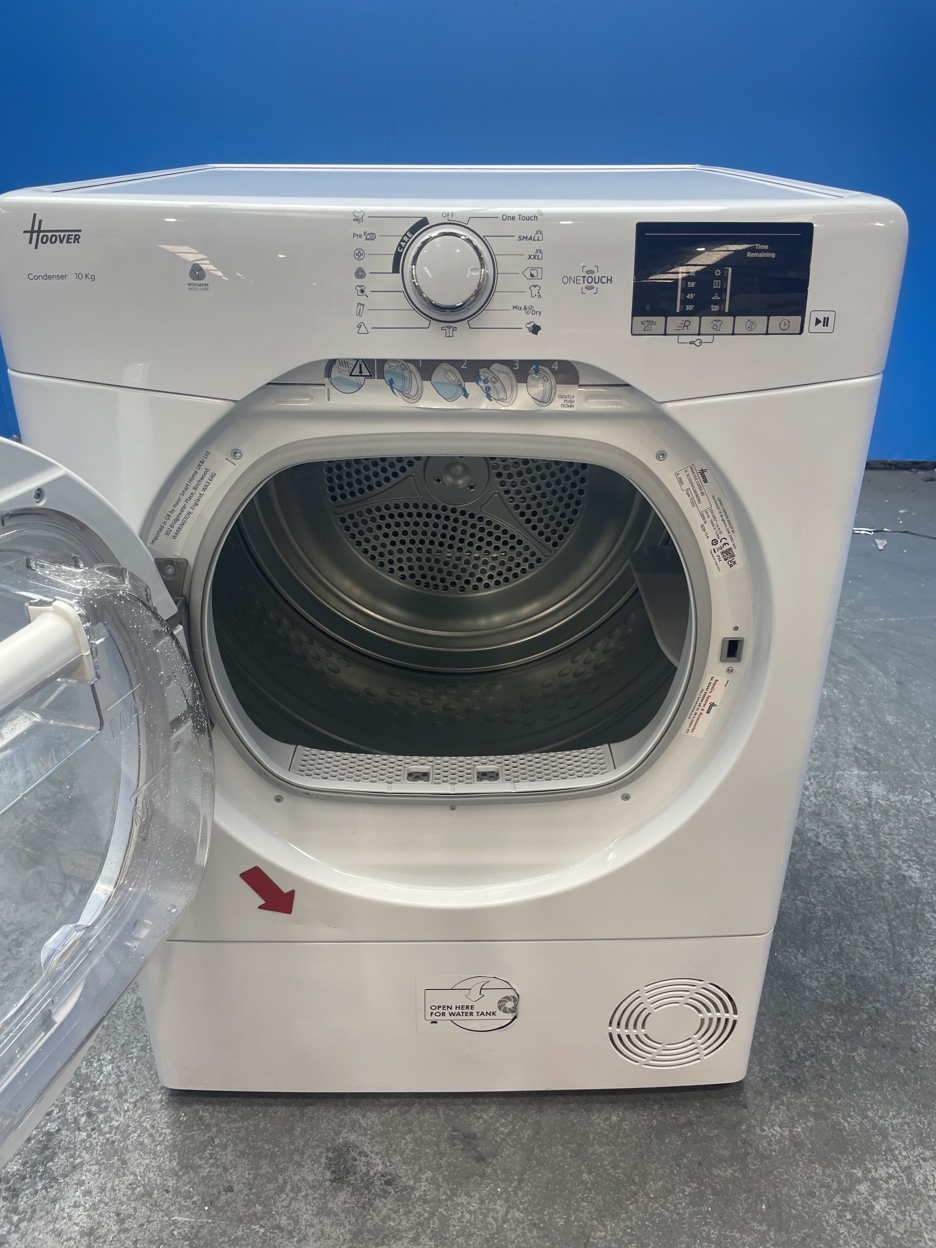 #GRC-159-243 - Hoover H-DRY 300 HLE C10DE-80 10kg Condenser Tumble Dryer