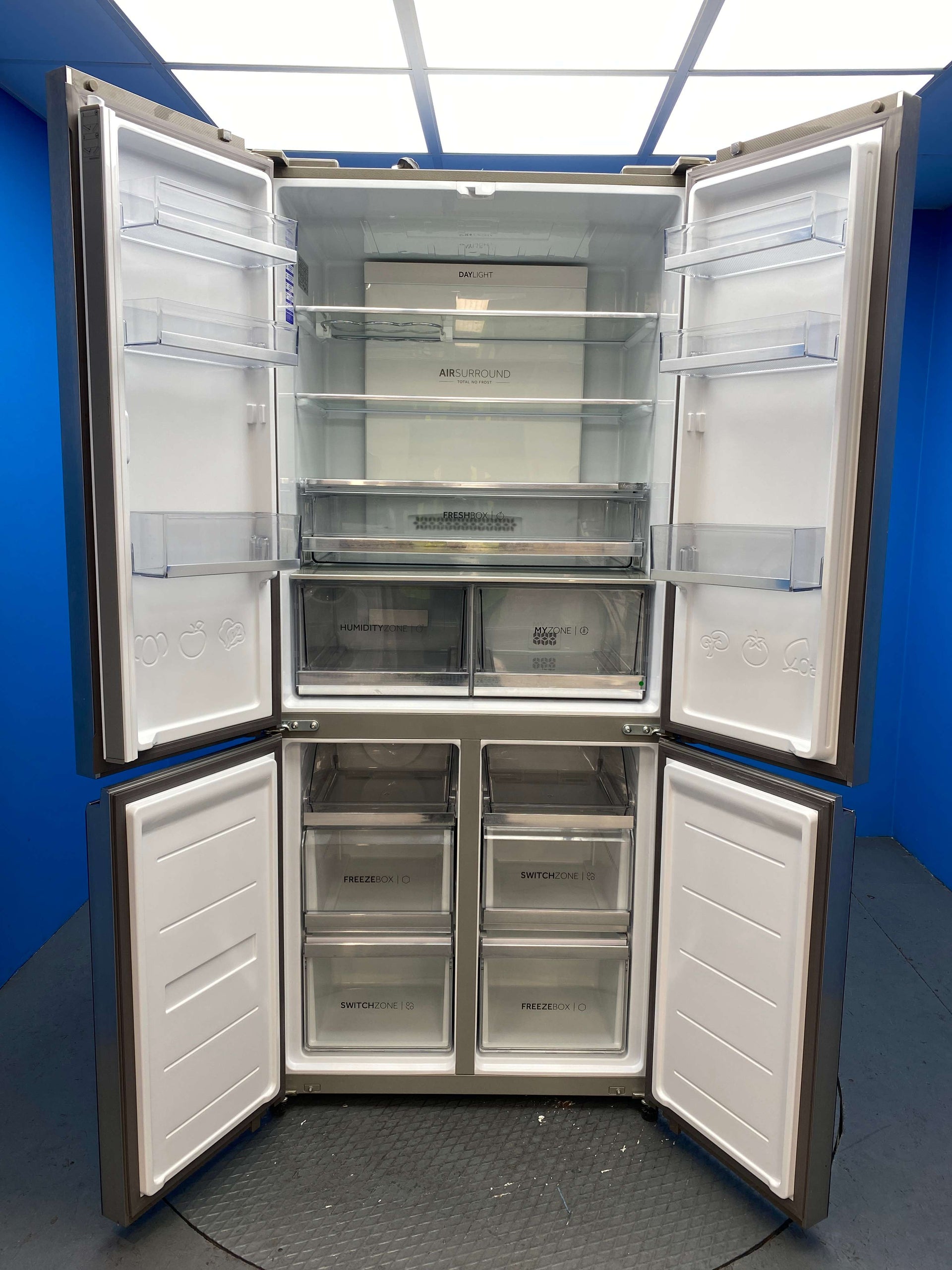 Haier HTF-508DGS7 537L 4-Door No Frost Fridge Freezer