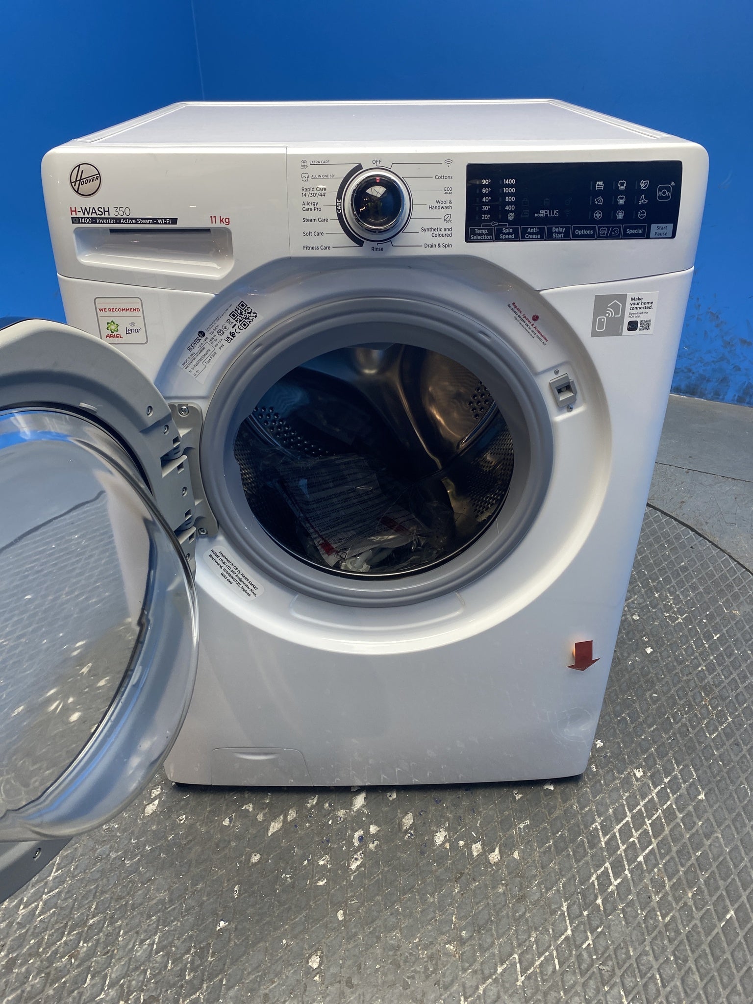 Hoover H3WPS4116TAMB5 11kg 1400 Spin Washing Machine