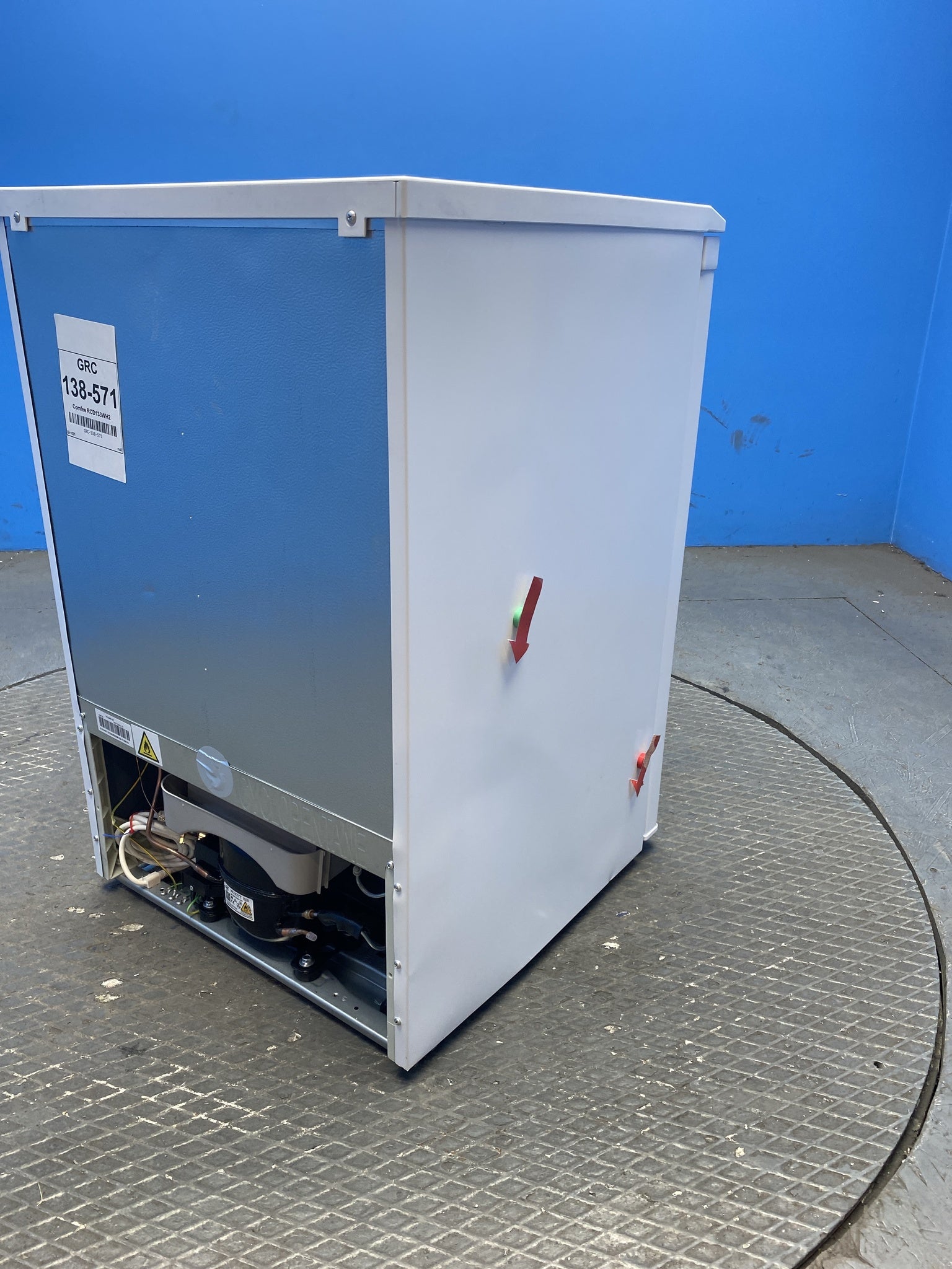 COMFEE' RCD133WH2(E) 131L Under-Counter Larder Fridge