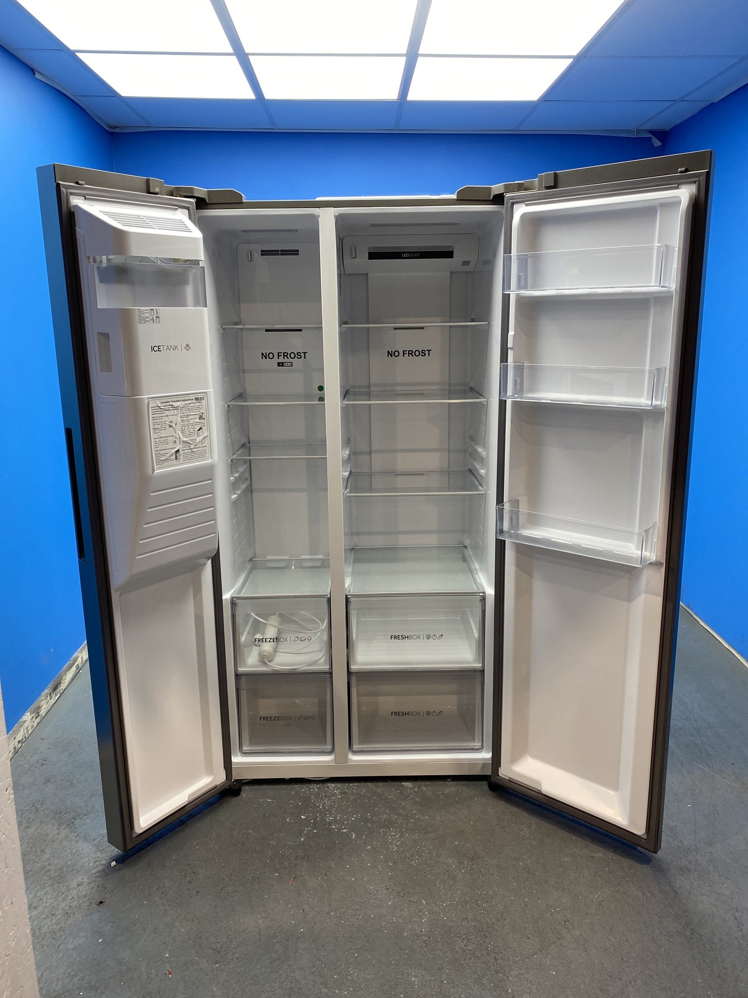 Haier HSR5918DIMP American Style Series 5 511 Litre Fridge Freezer