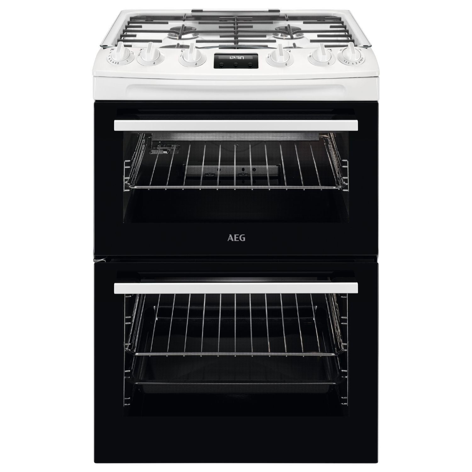 AEG CGX6130ACW 60cm Double Oven Gas Cooker with Gas Hob – Renew 2 U