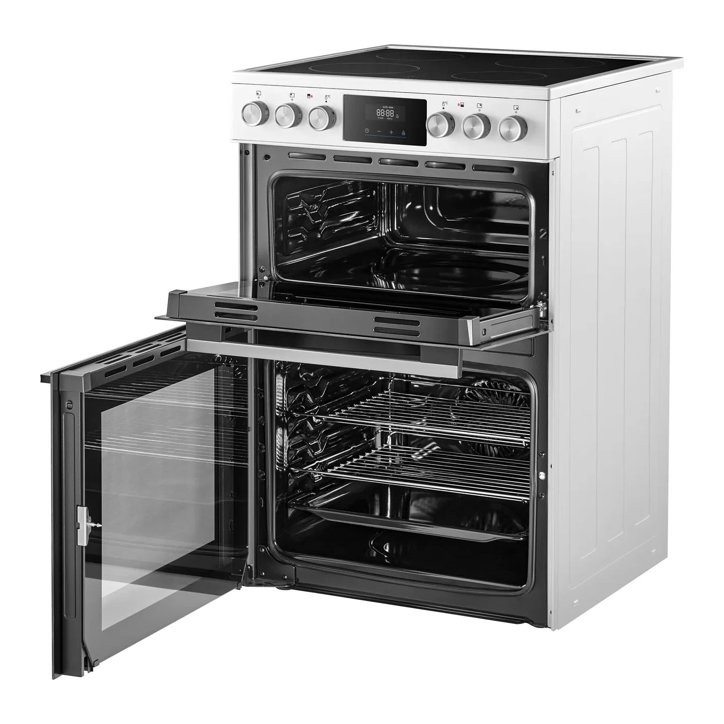 Midea MFO24EME4R118-WH Double Oven Electric Cooker Ceramic Hob – Renew 2 U
