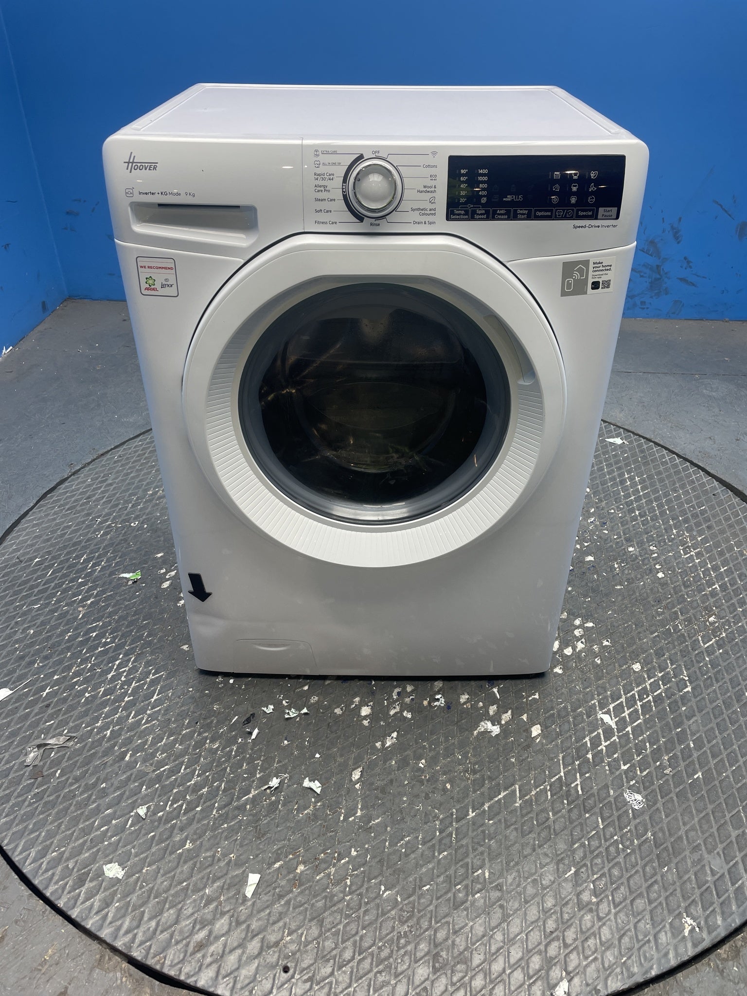 Hoover H3WPS496TAM6 9kg 1400 Spin Washing Machine