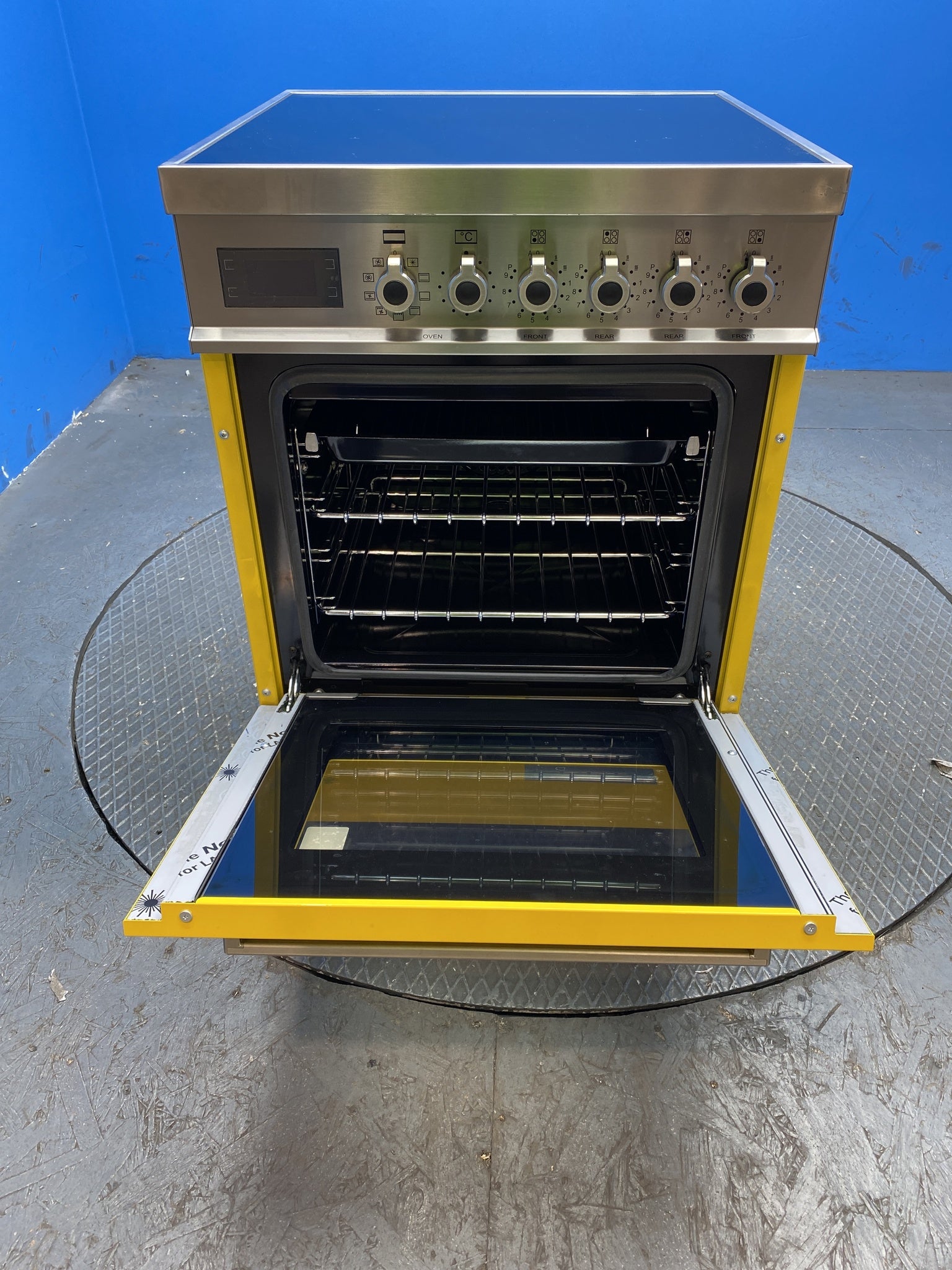 Bertazzoni 60cm Induction Range Cooker - Yellow
