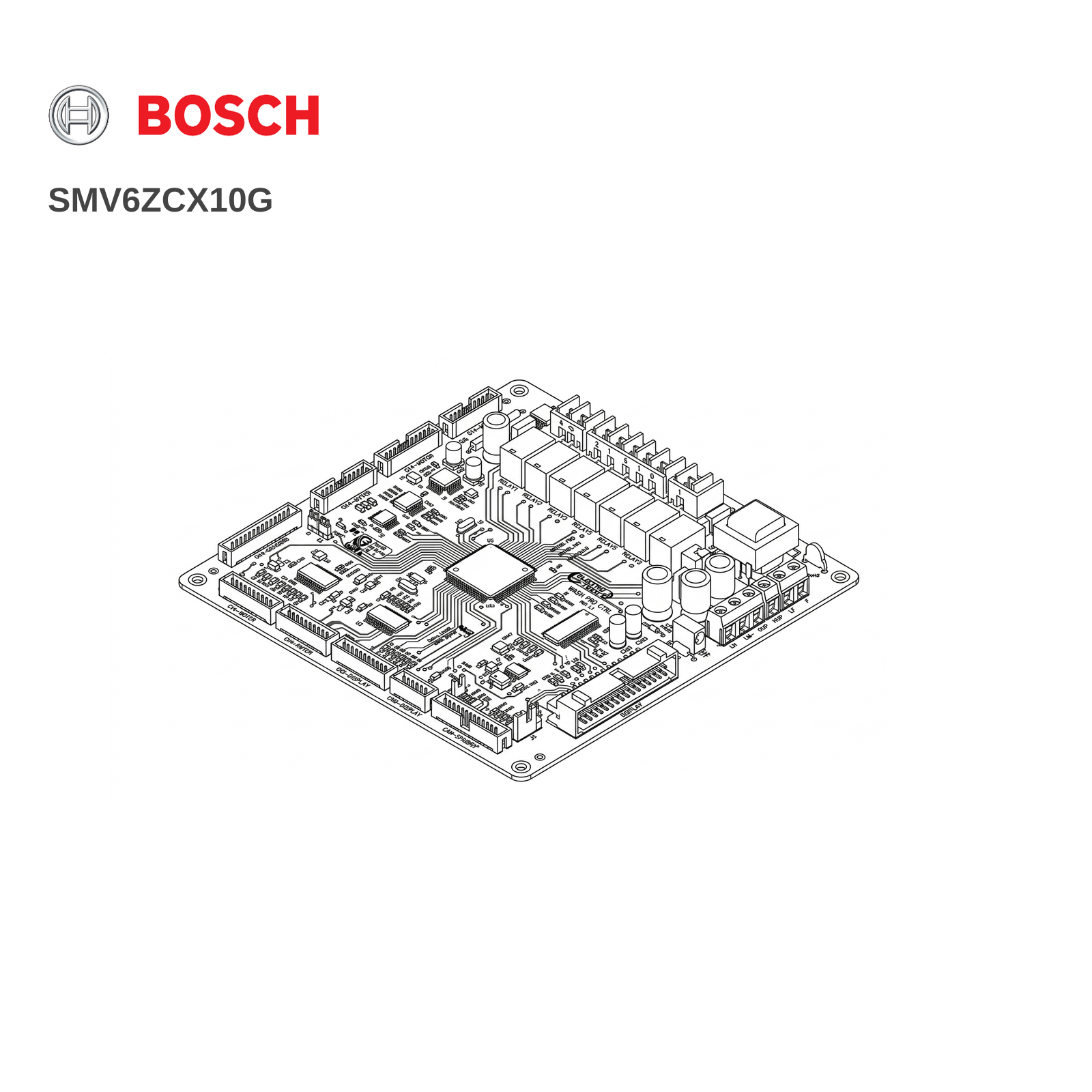 Bosch SMV6ZCX10G Dishwasher PCB - Renew 2 U