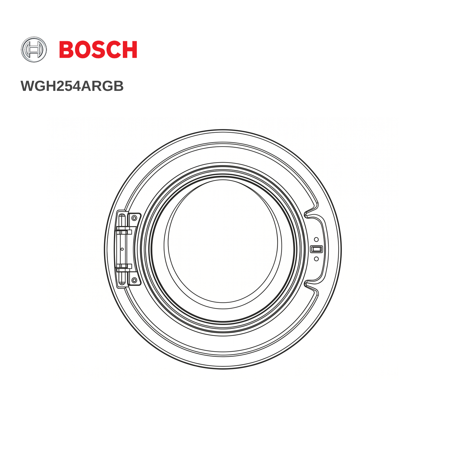Bosch WGH254ARGB Laundry Door - Renew 2 U