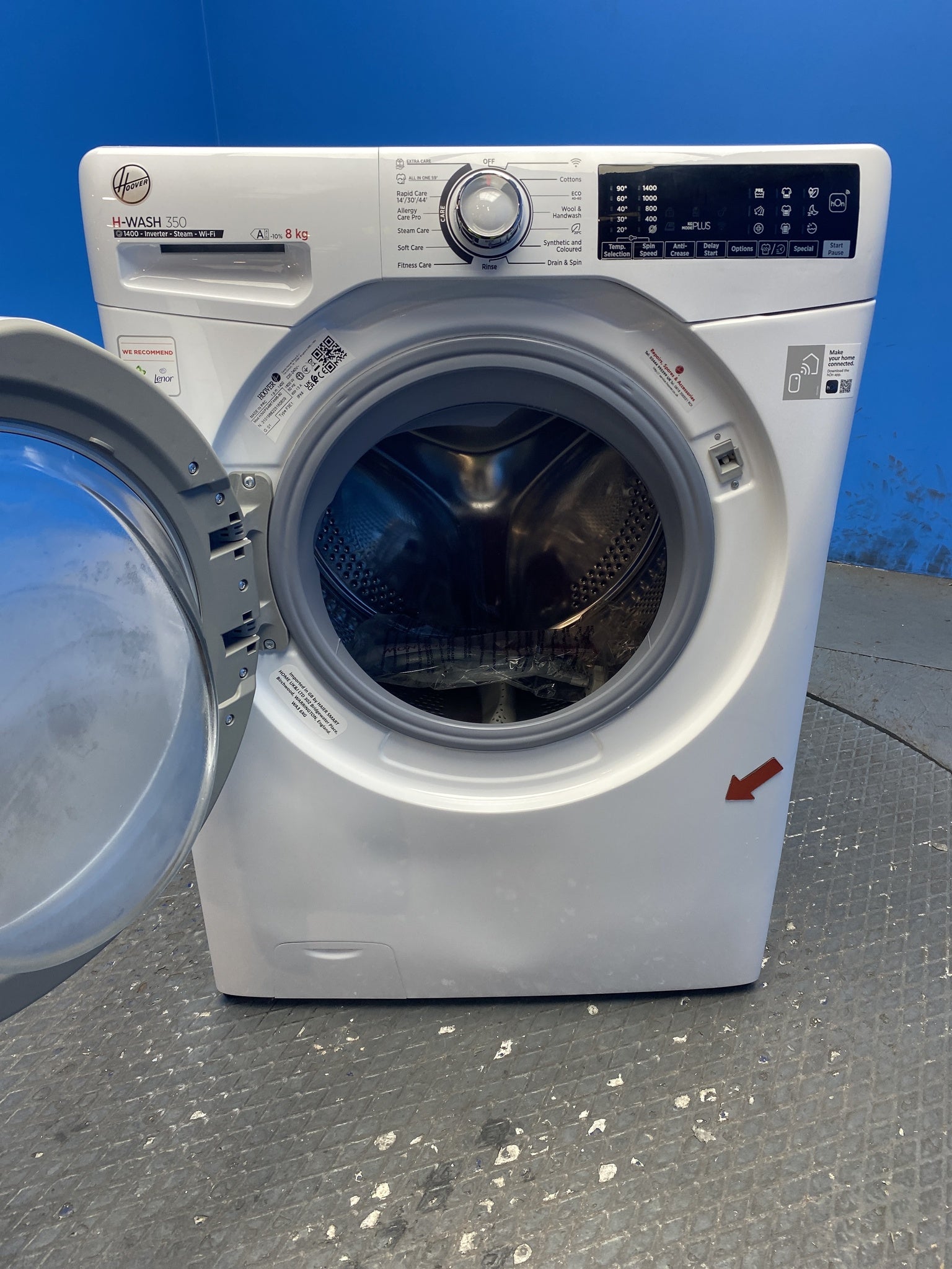 Hoover H3WPS486TAM6 8kg 1400 Spin Washing Machine