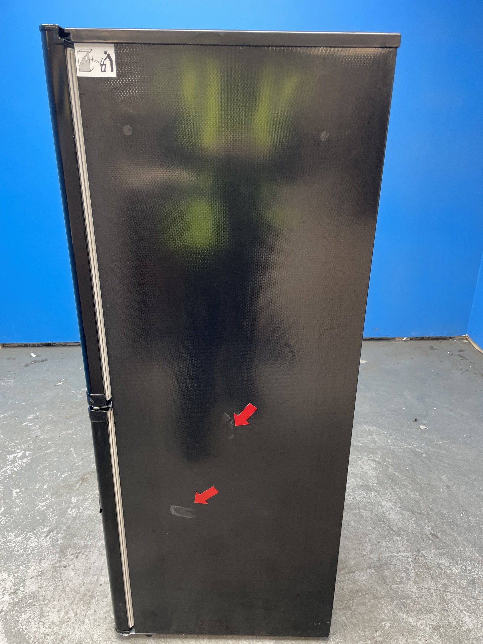 #GRC-157-384 - Candy CCH1S513EBK 185 Litre Combi Fridge Freezer