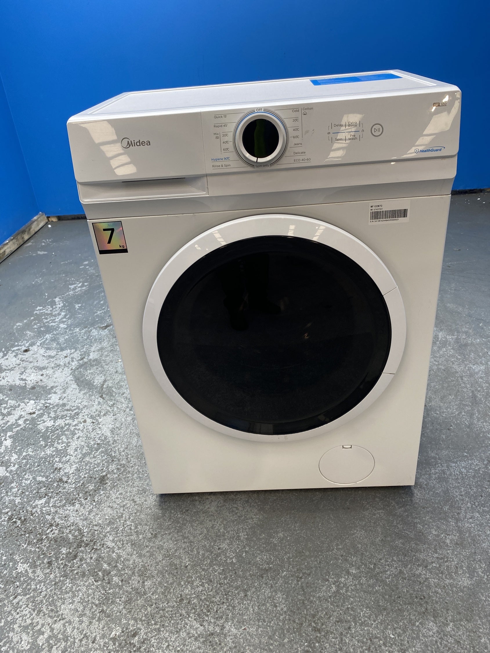 #GRC-156-776 - Midea MF100W70 7kg 1200 Spin Washing Machine