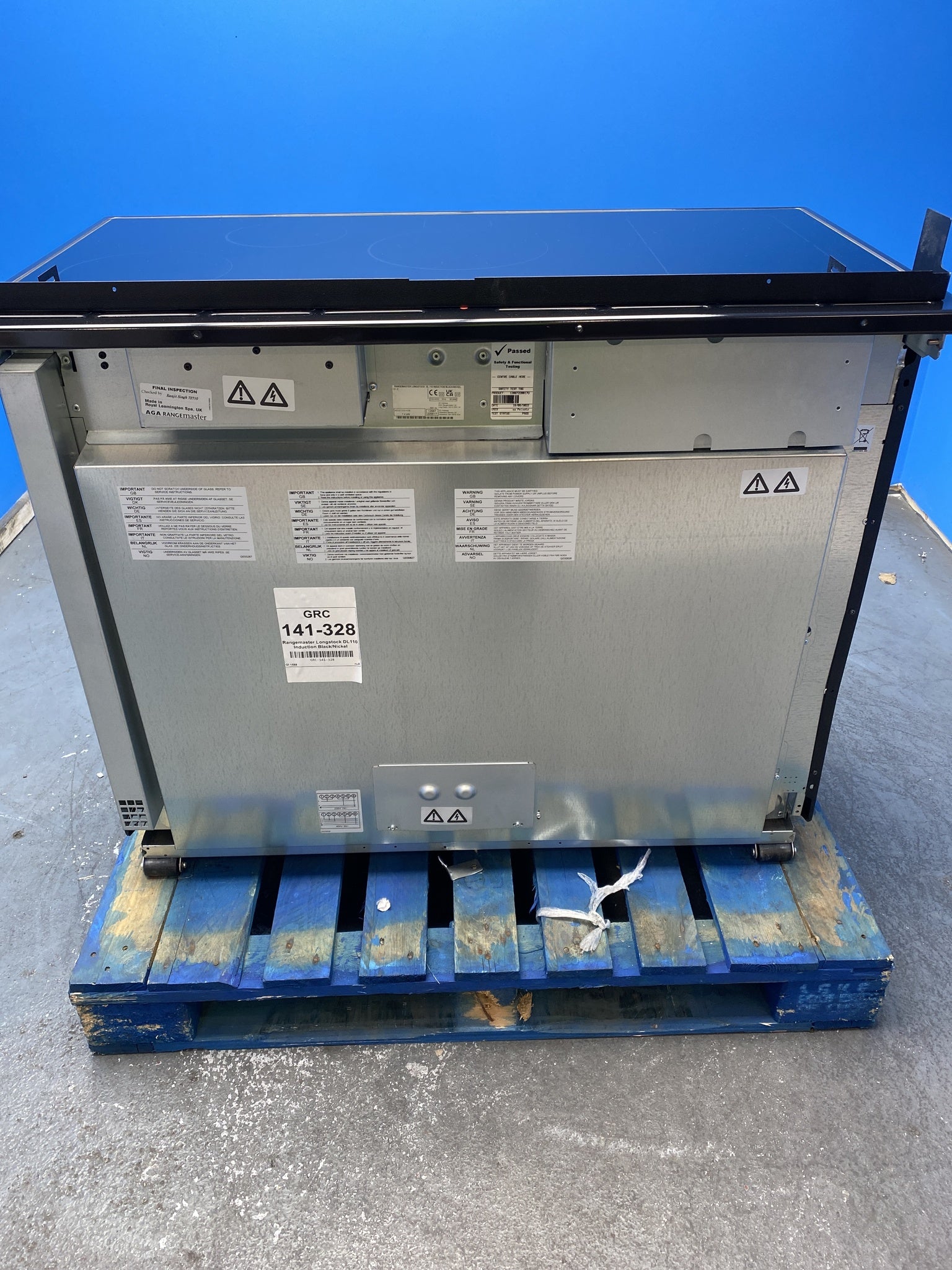 Rangemaster 110cm Induction Range Cooker – Black