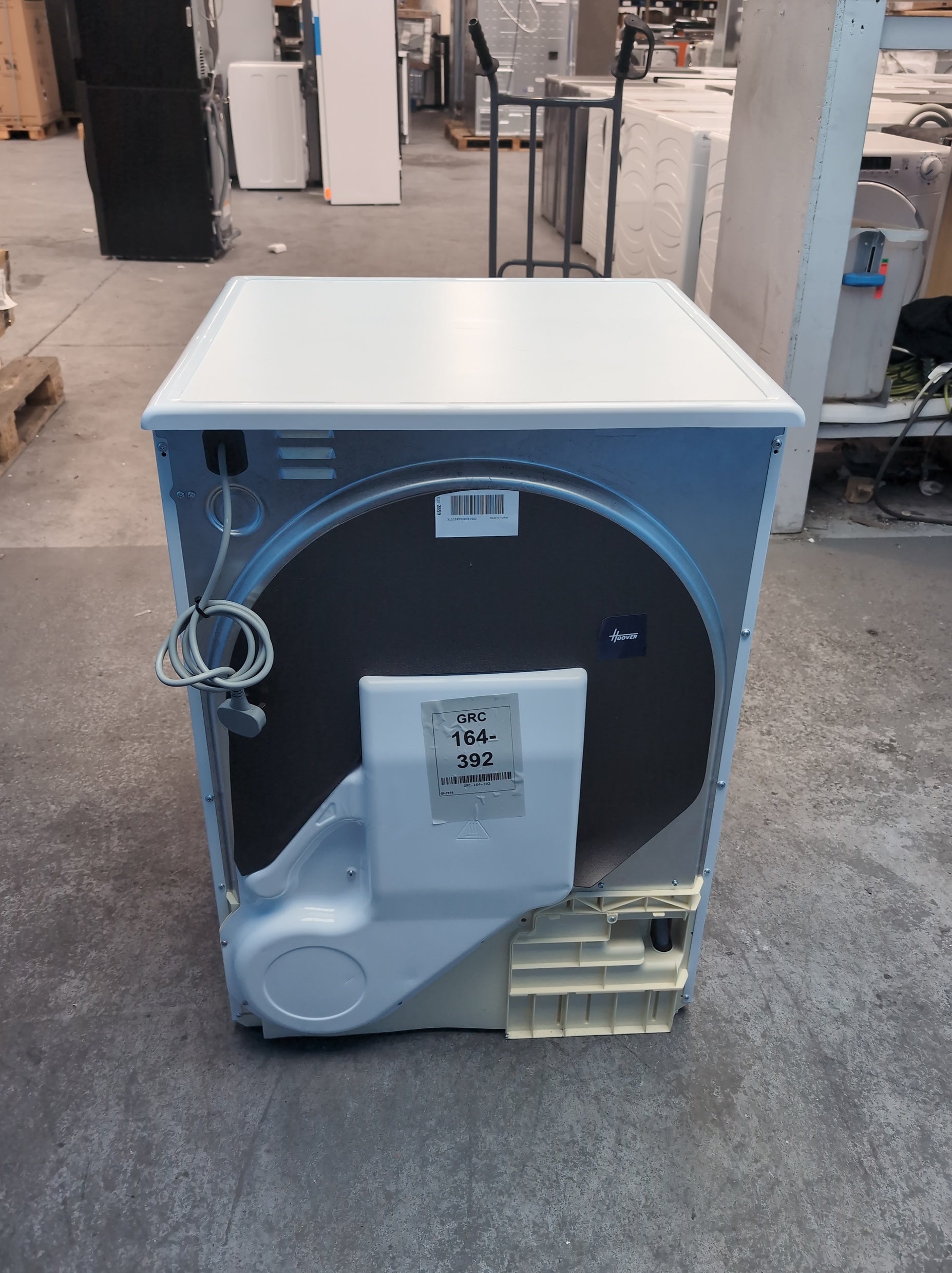 #GRC-164-392 - Hoover 10kg Condenser Tumble Dryer – Sensor Drying, White, B Energy Rating