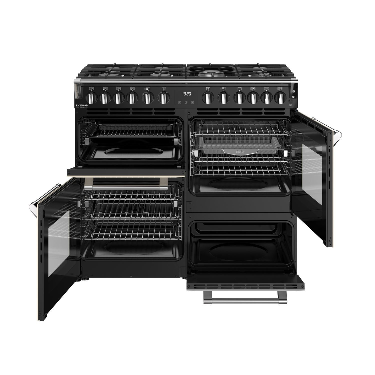 Stoves Richmond Deluxe 100cm Quad Oven Dual Fuel Range Cooker – Renew 2 U