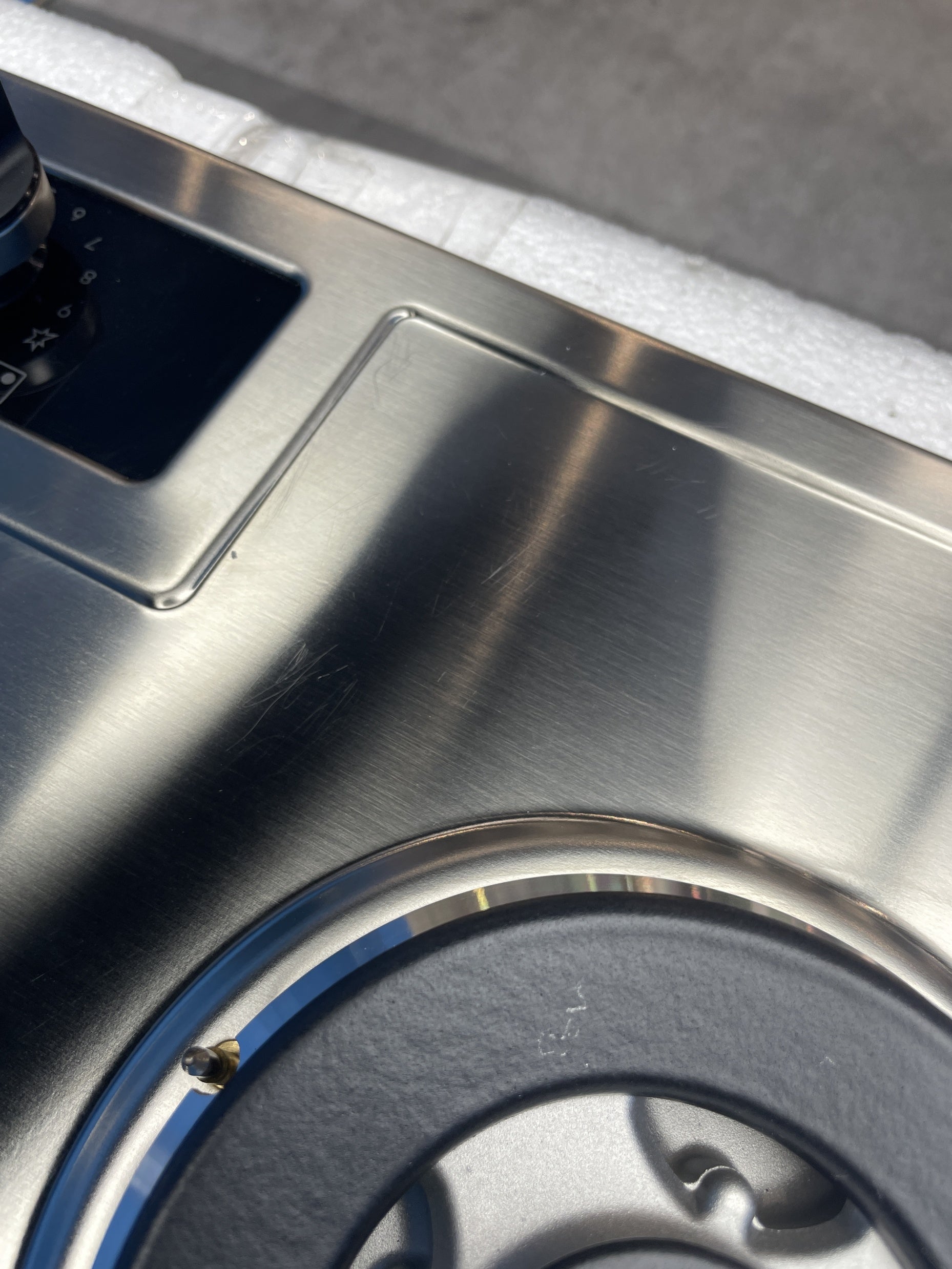 #GRC-155-958 - AEG HGB64200SM Built-in 60cm Slim Line Gas Hob with Speed Burners