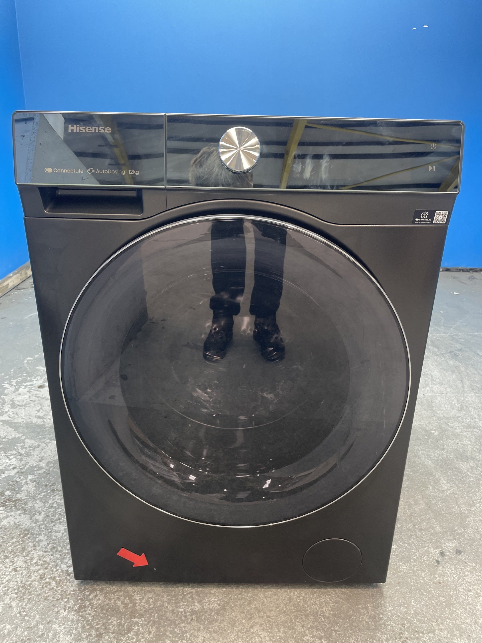 #GRC-157-458 - Hisense 7S Series WF7S1247BB 12kg 1400 Spin AI Washing Machine