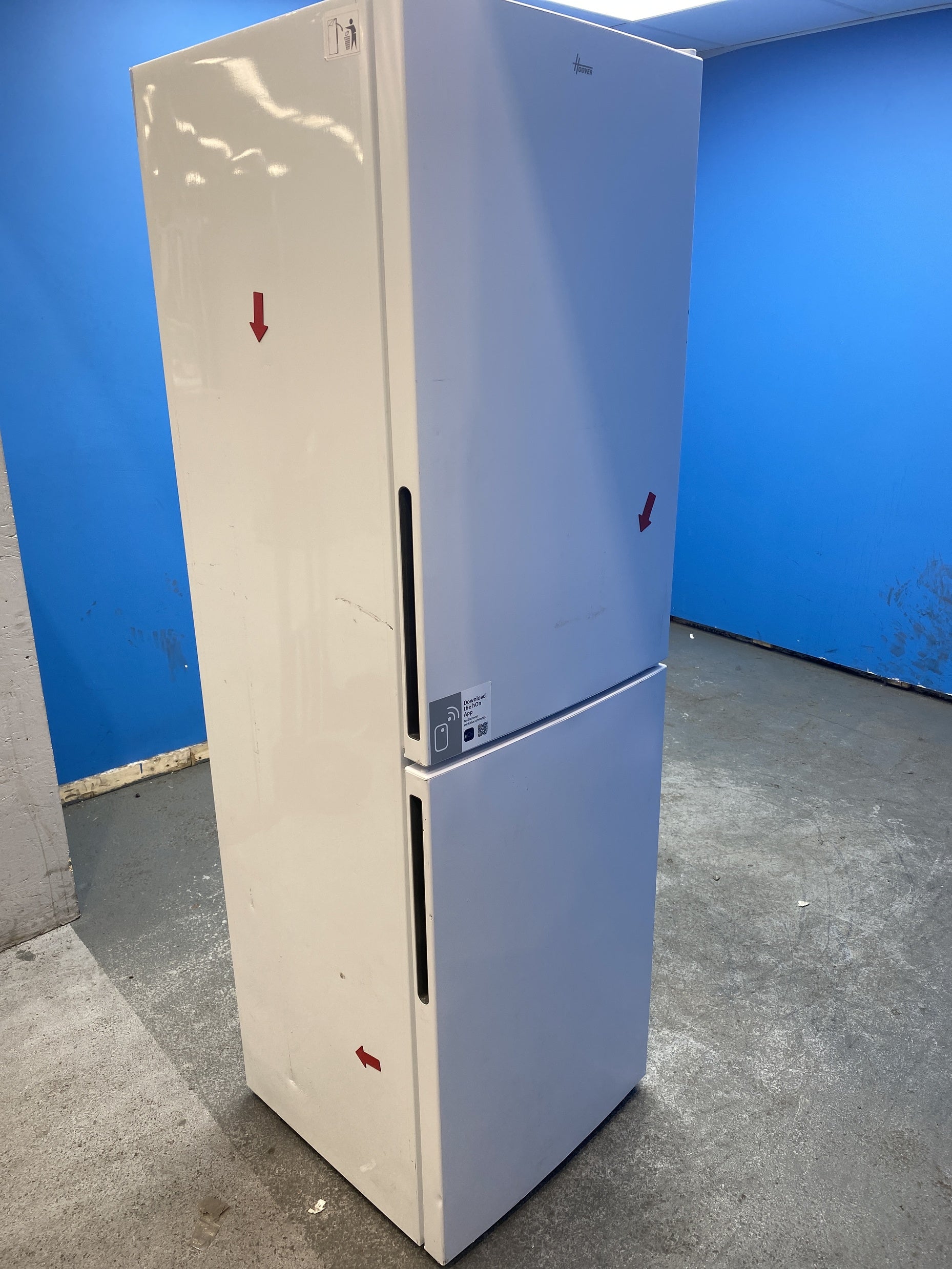 #GRC-157-063 - Hoover HVCT3L517EWKR H-FRIDGE 300 Low Frost Fridge Freezer
