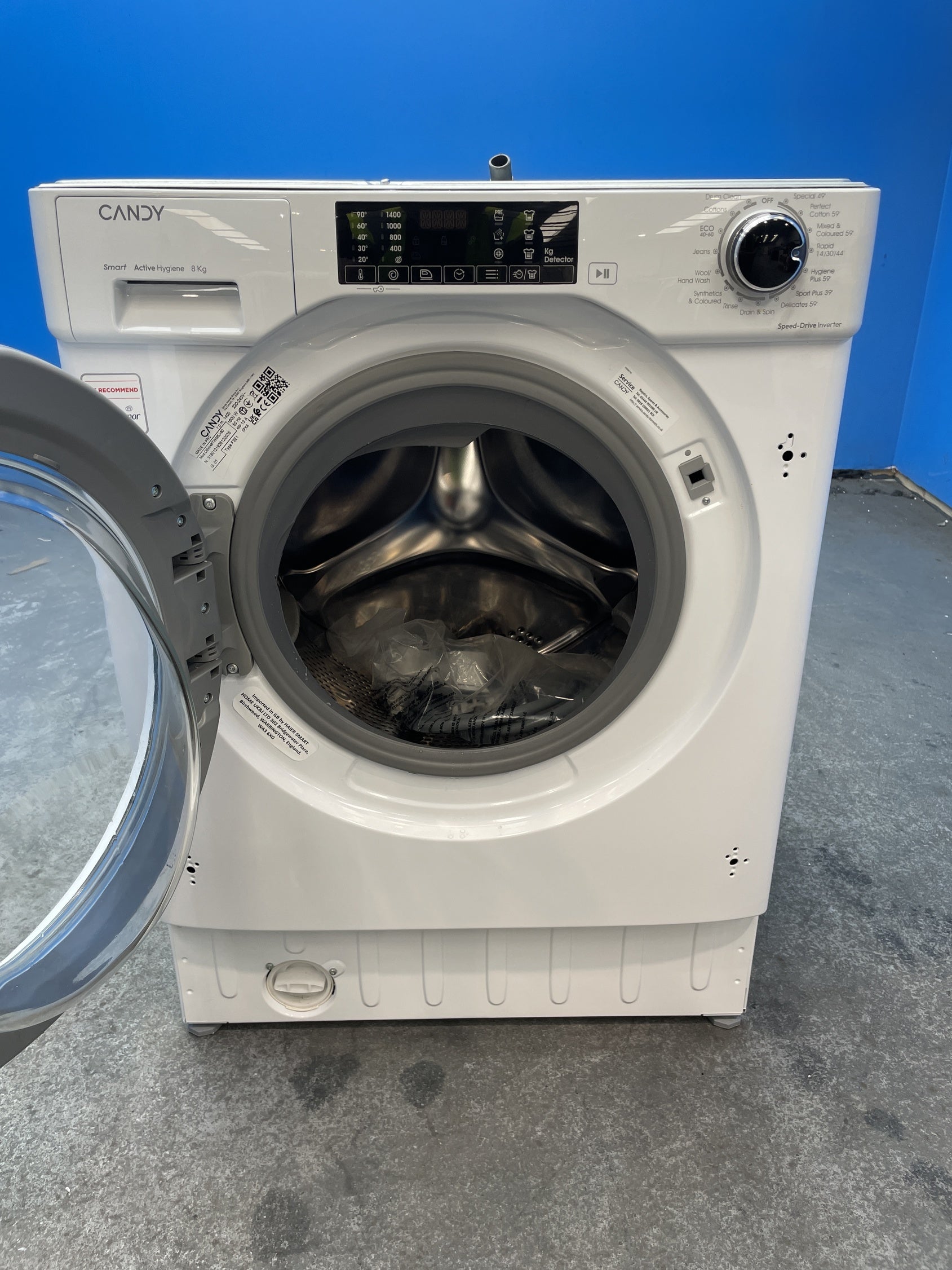 #GRC-158-442 - Candy CBW48TWM5J-80 Integrated 8kg 1400rpm Washing Machine