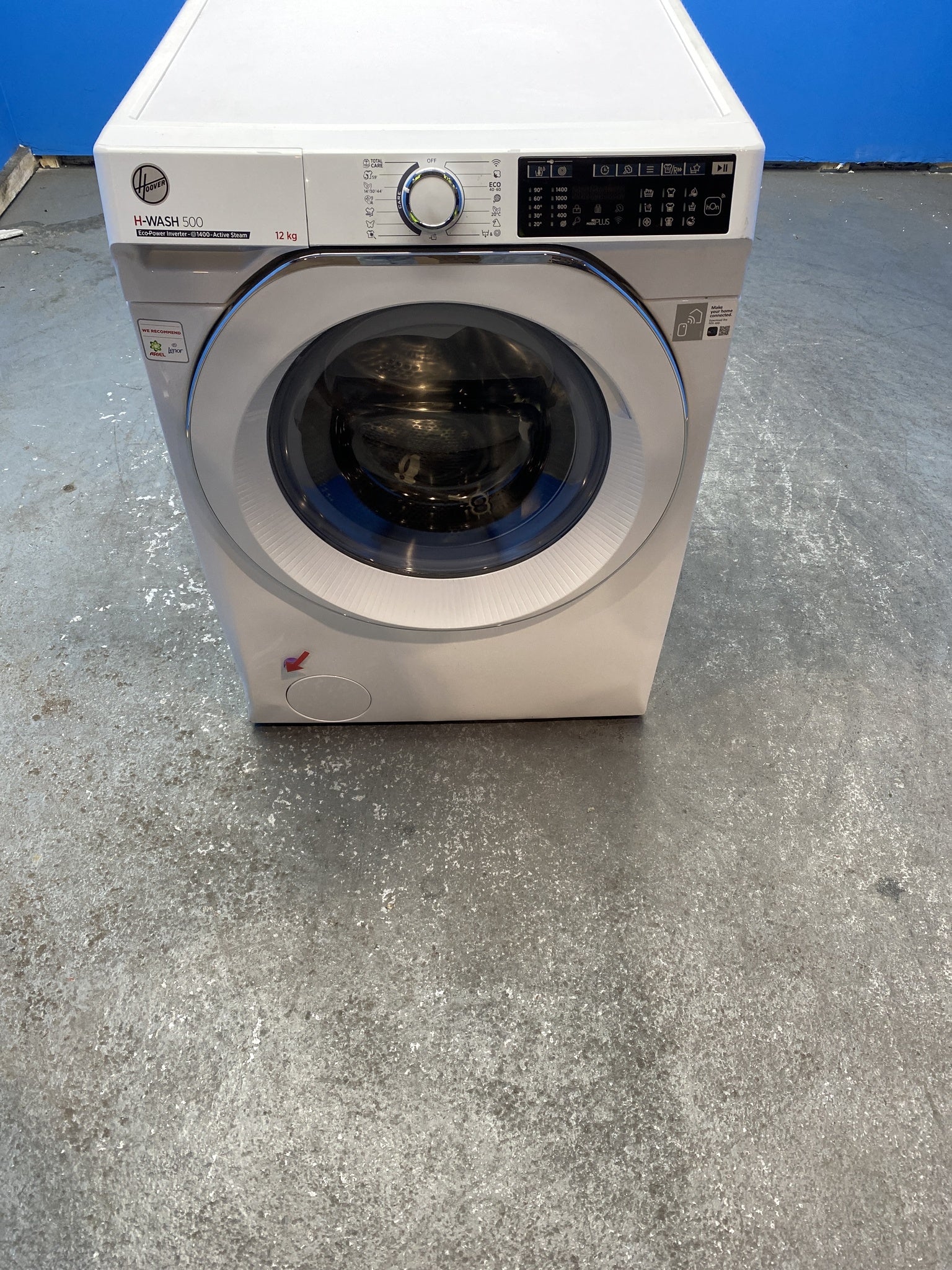Hoover HW412AMC 12kg 1400 Spin Washing Machine