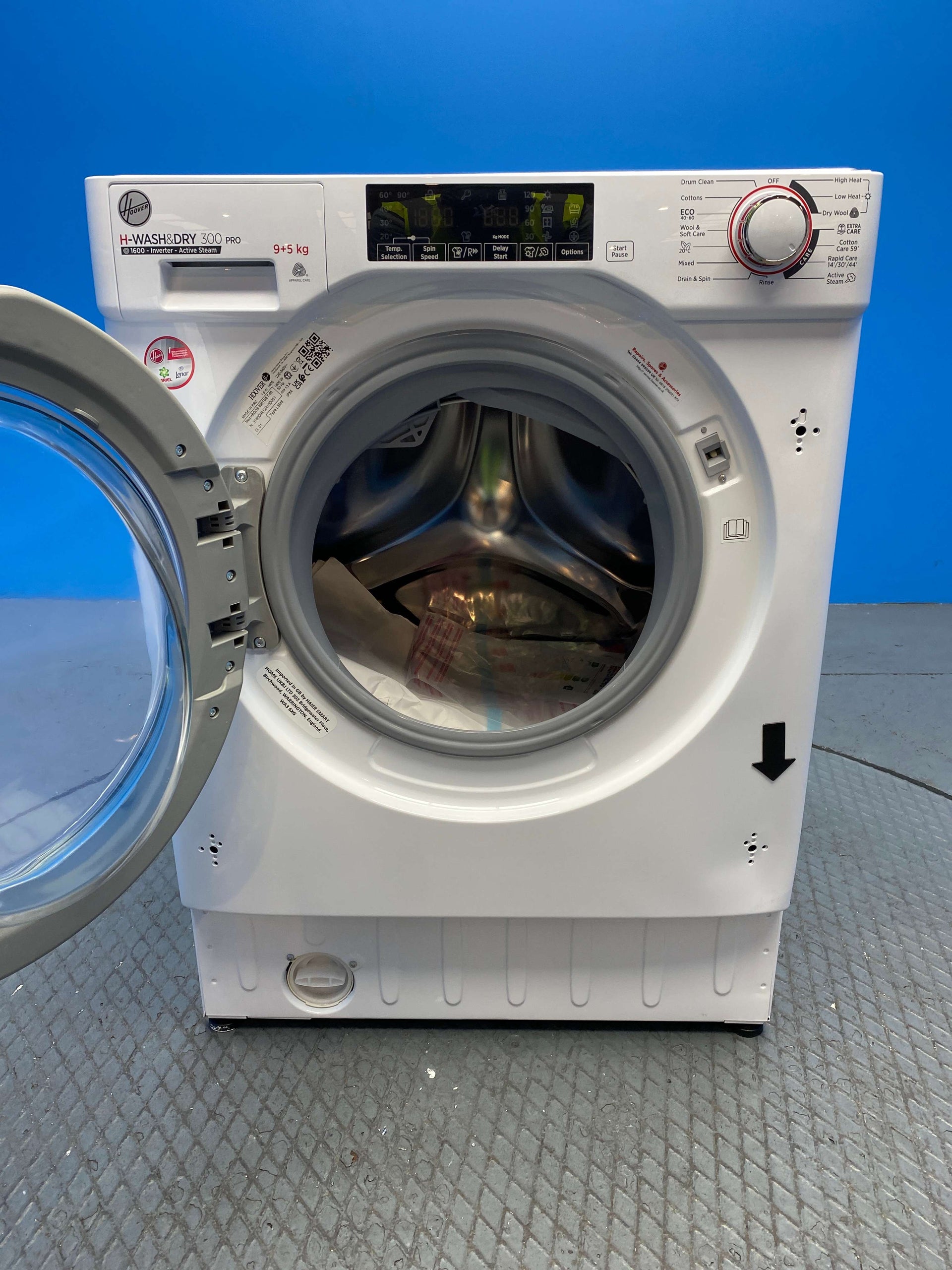 Hoover HBDOS695TMET Built In 9kg / 5kg 1600 Spin Washer Dryer
