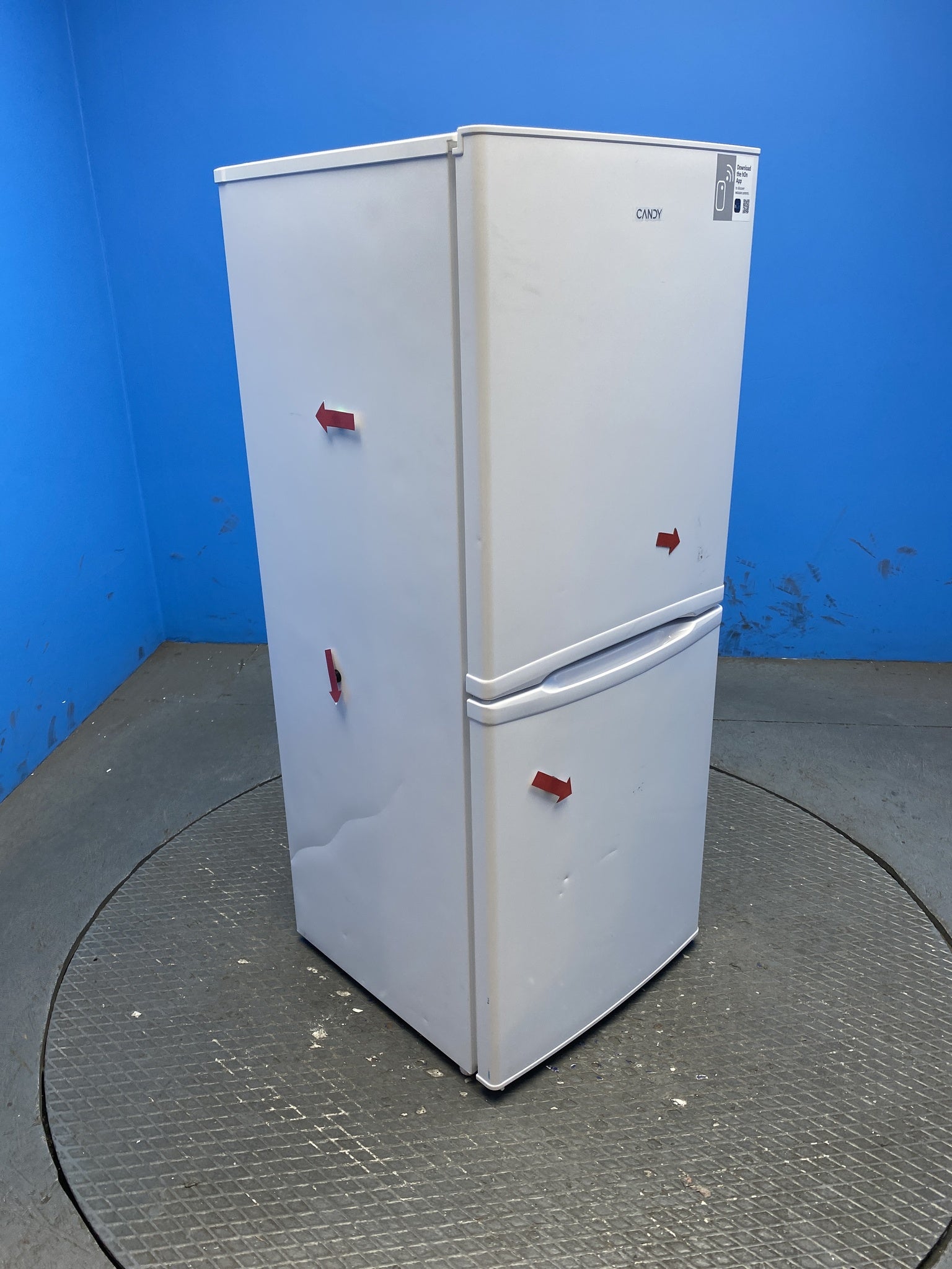 Candy CCH1S513EWK 185 Litre Combi Fridge Freezer