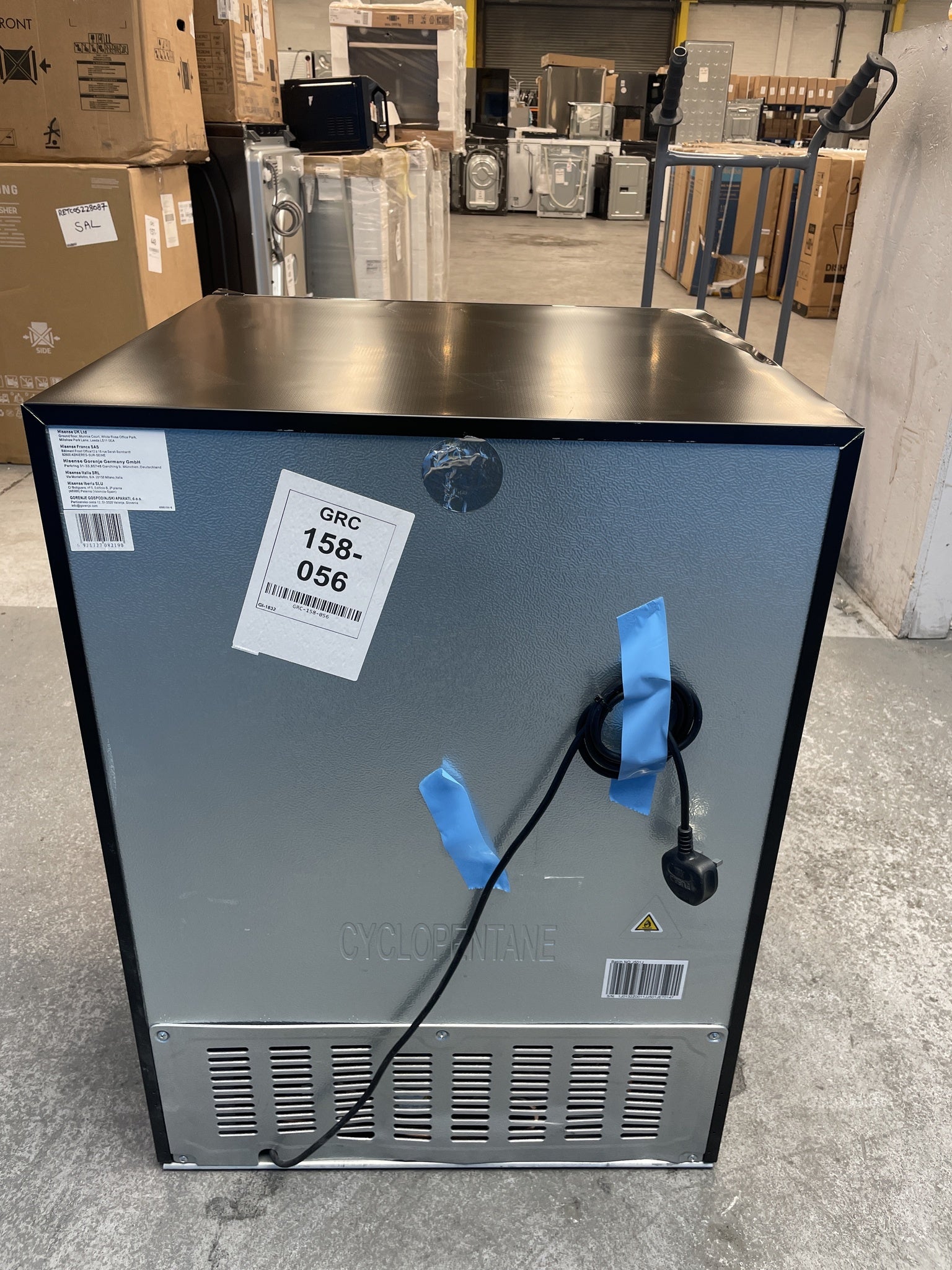 #GRC-158-056 - Hisense RW3N132GSLF Built-In 46 Bottles Wine Cooler