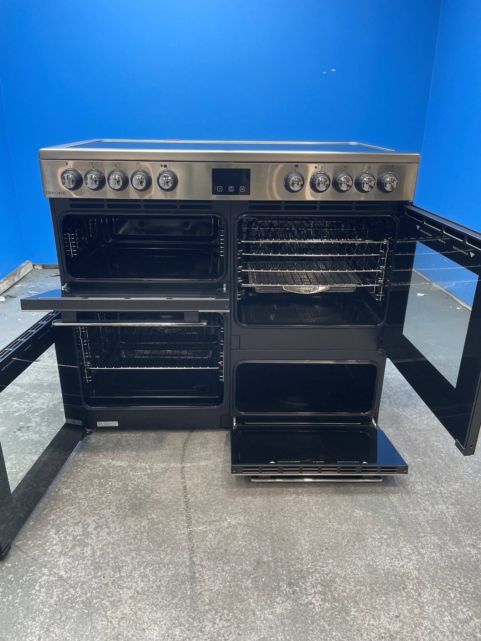 #GRC-159-139 - Belling Cookcentre 100E 100cm Ceramic Range Cooker