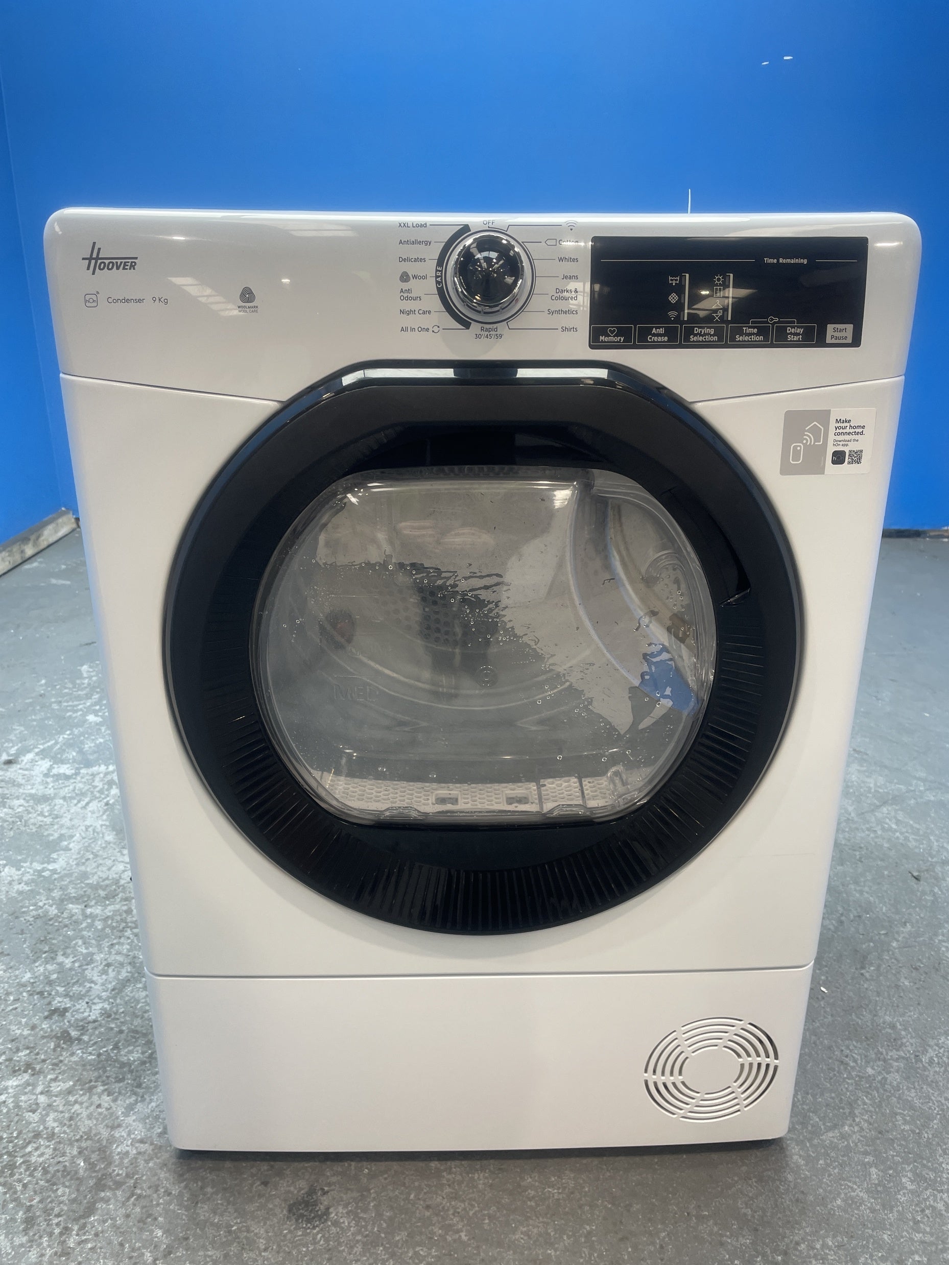 #GRC-152-235 - Hoover H-DRY 350 HREC9TBE-80 9kg Condenser Tumble Dryer