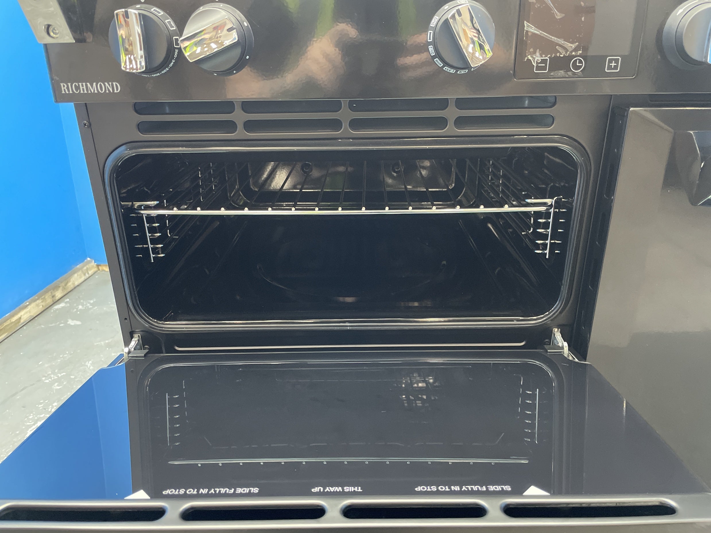 #GRC-163-741 - Stoves Richmond 90cm Induction Range Cooker – 174L Capacity, AirFry, Black