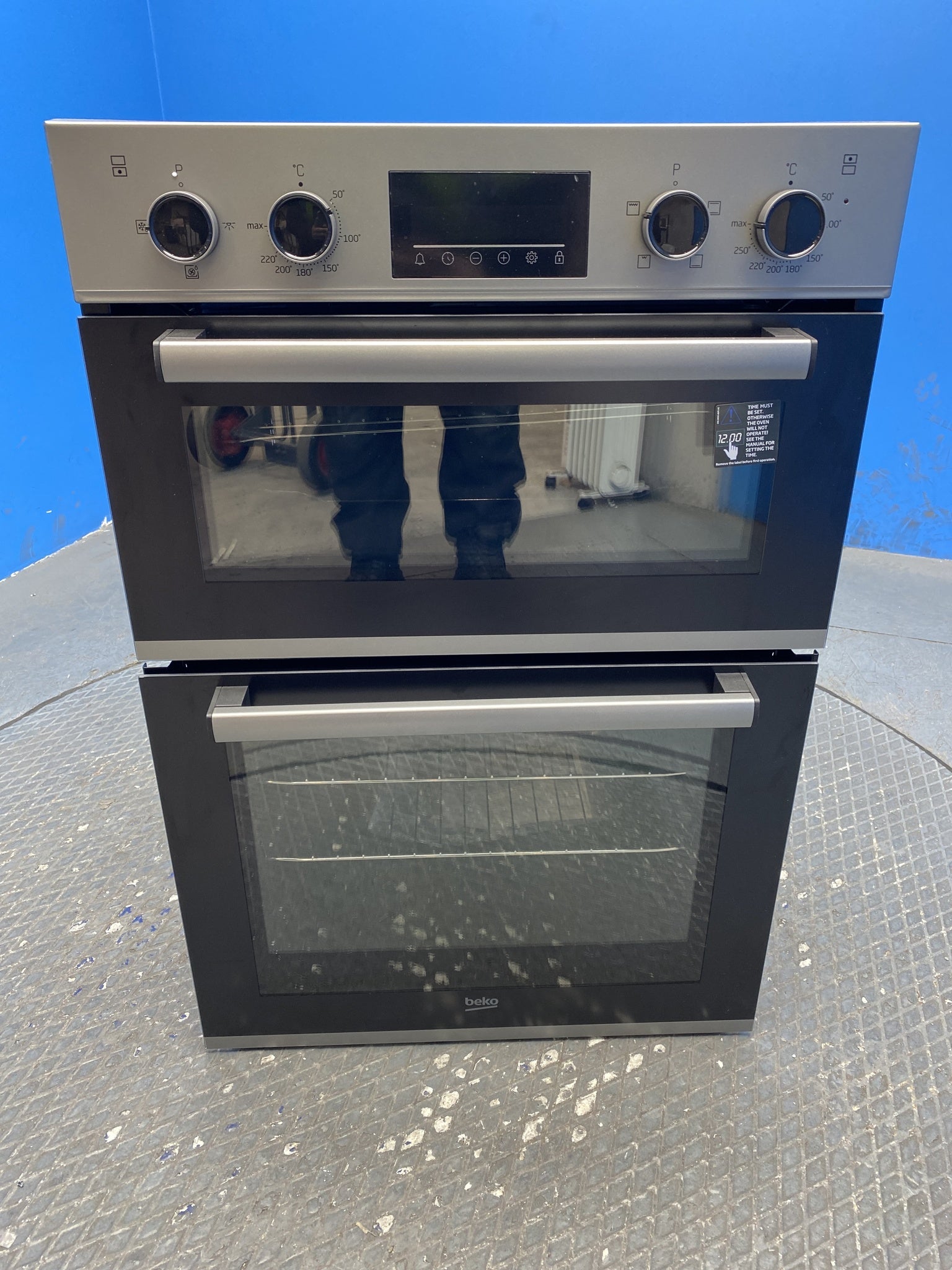 Beko BBXDF22300S 90cm Built-In Double Fan Oven with Touch Controls