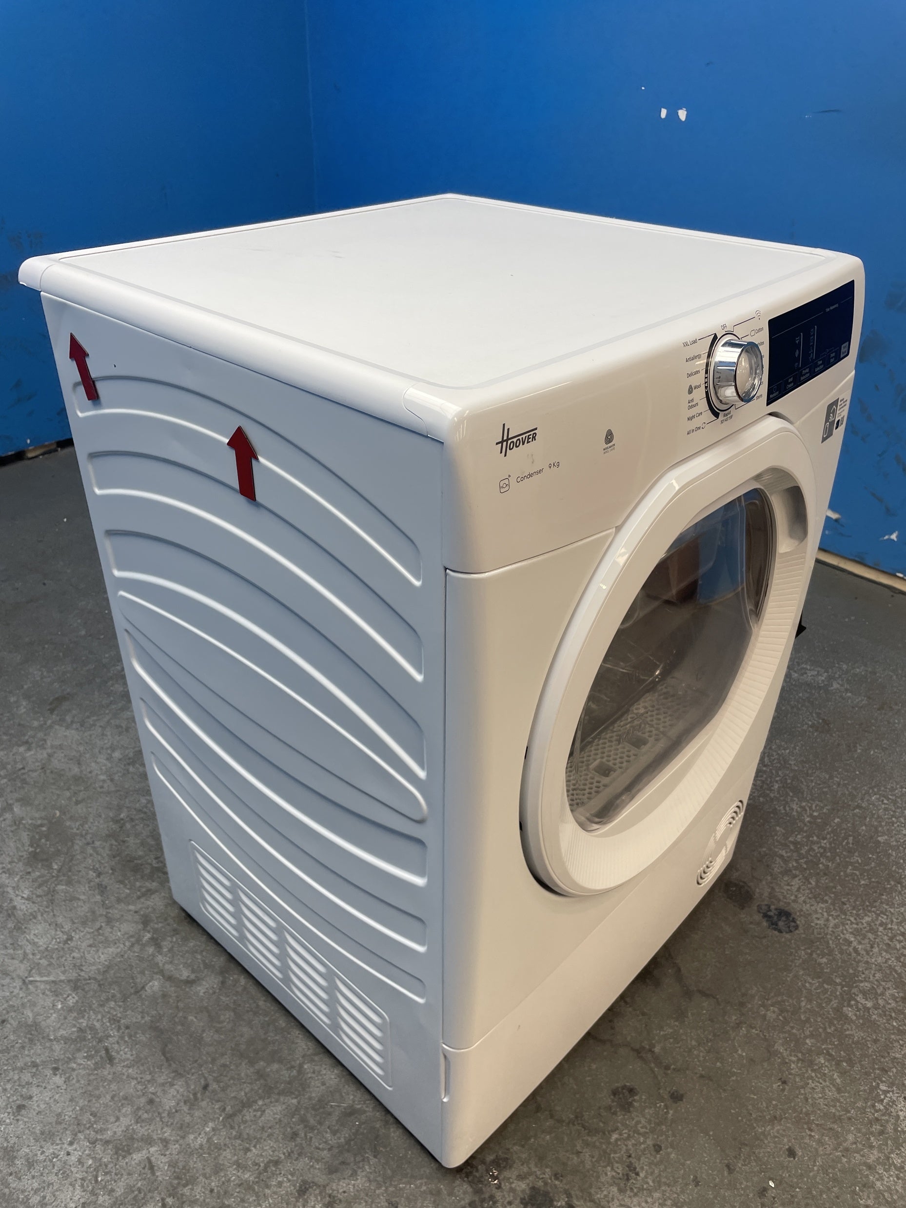 #GRC-162-525 - Hoover HRE C9TE-80 9kg Condenser Tumble Dryer with Wi-Fi