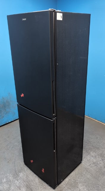 #GRC-162-809 - Candy 54.5cm Fridge Freezer – 252L, Black, Low Frost