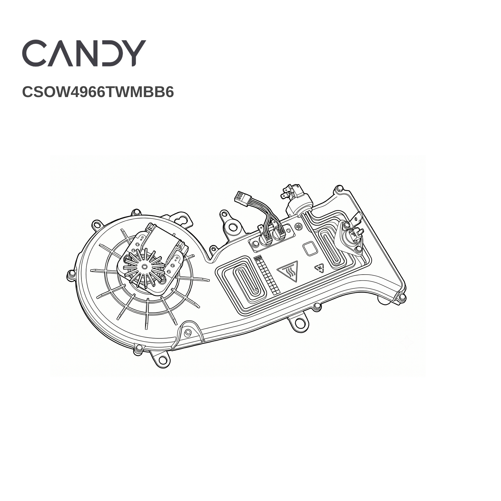 Candy CSOW4966TWMBB6 Dryer Chamber - Renew 2 U