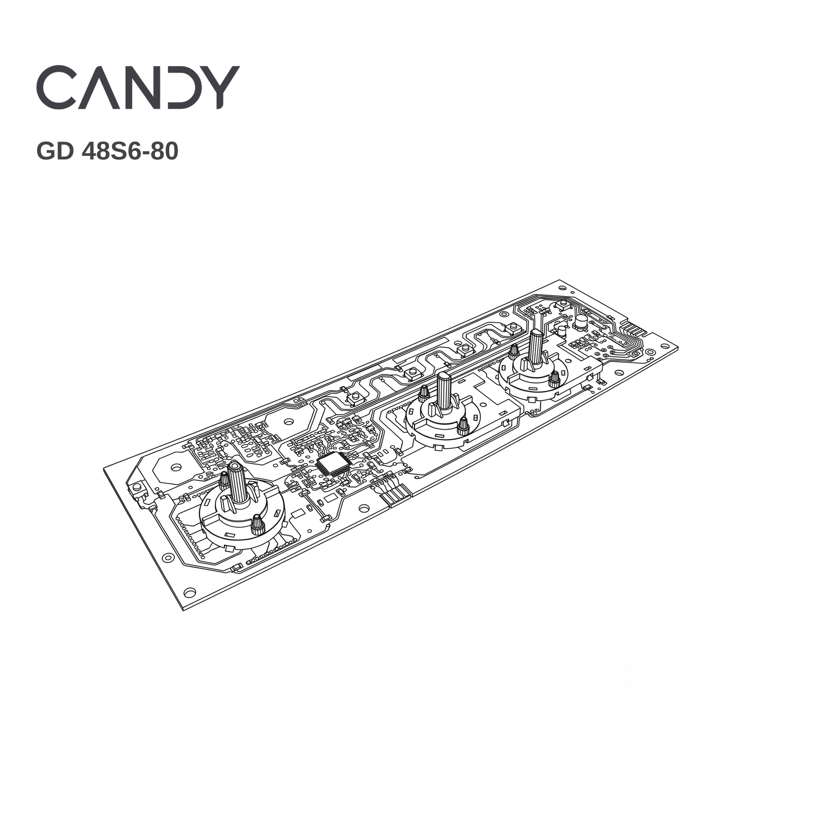 Candy GD 48S6-80 Washing Machine PCB - Renew 2 U