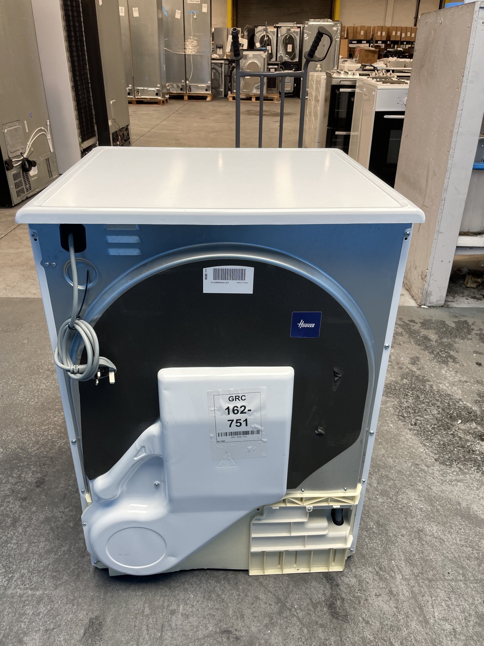 #GRC-162-751 - Hoover 9kg Condenser Tumble Dryer – WiFi Connected, White, B Energy Rating