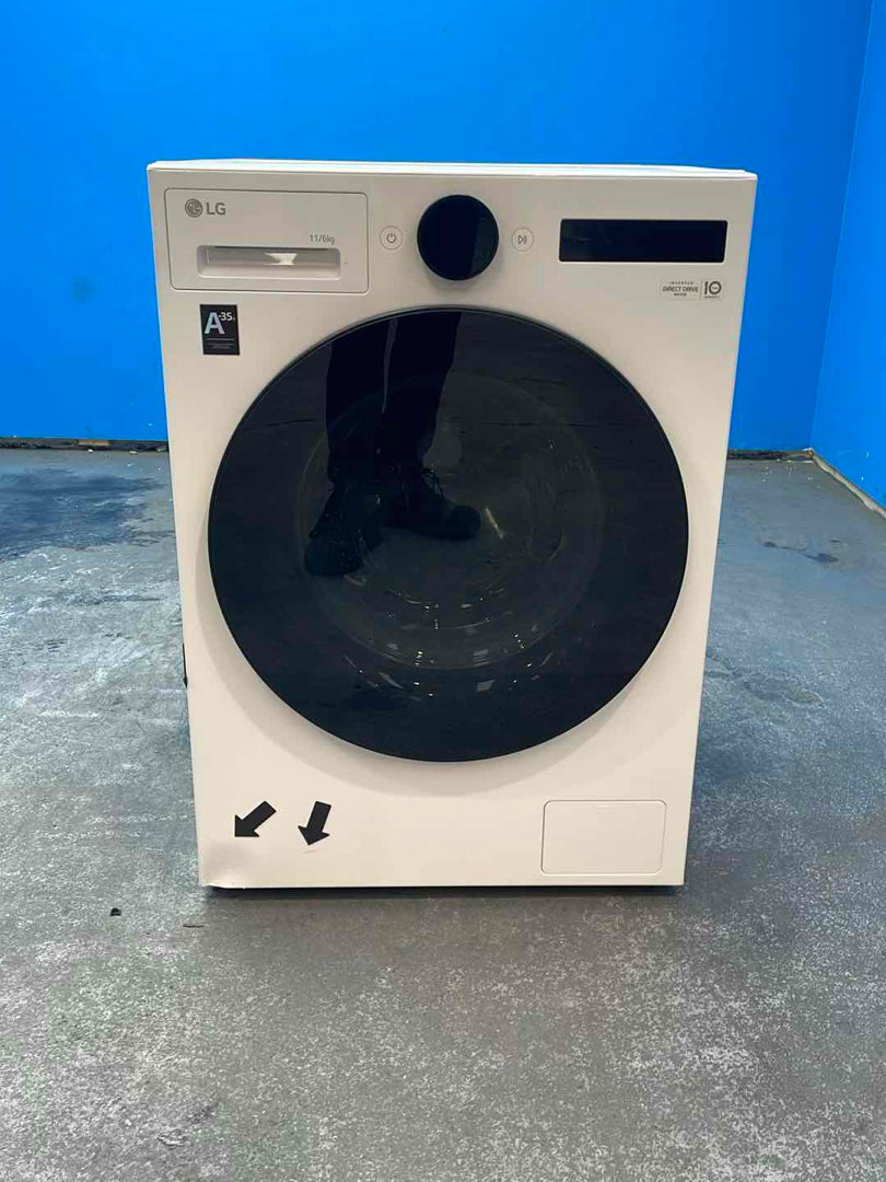 #GRC-159-819 - LG W4X7016TWB AI Direct Drive 11/6kg 1400rpm Washer Dryer