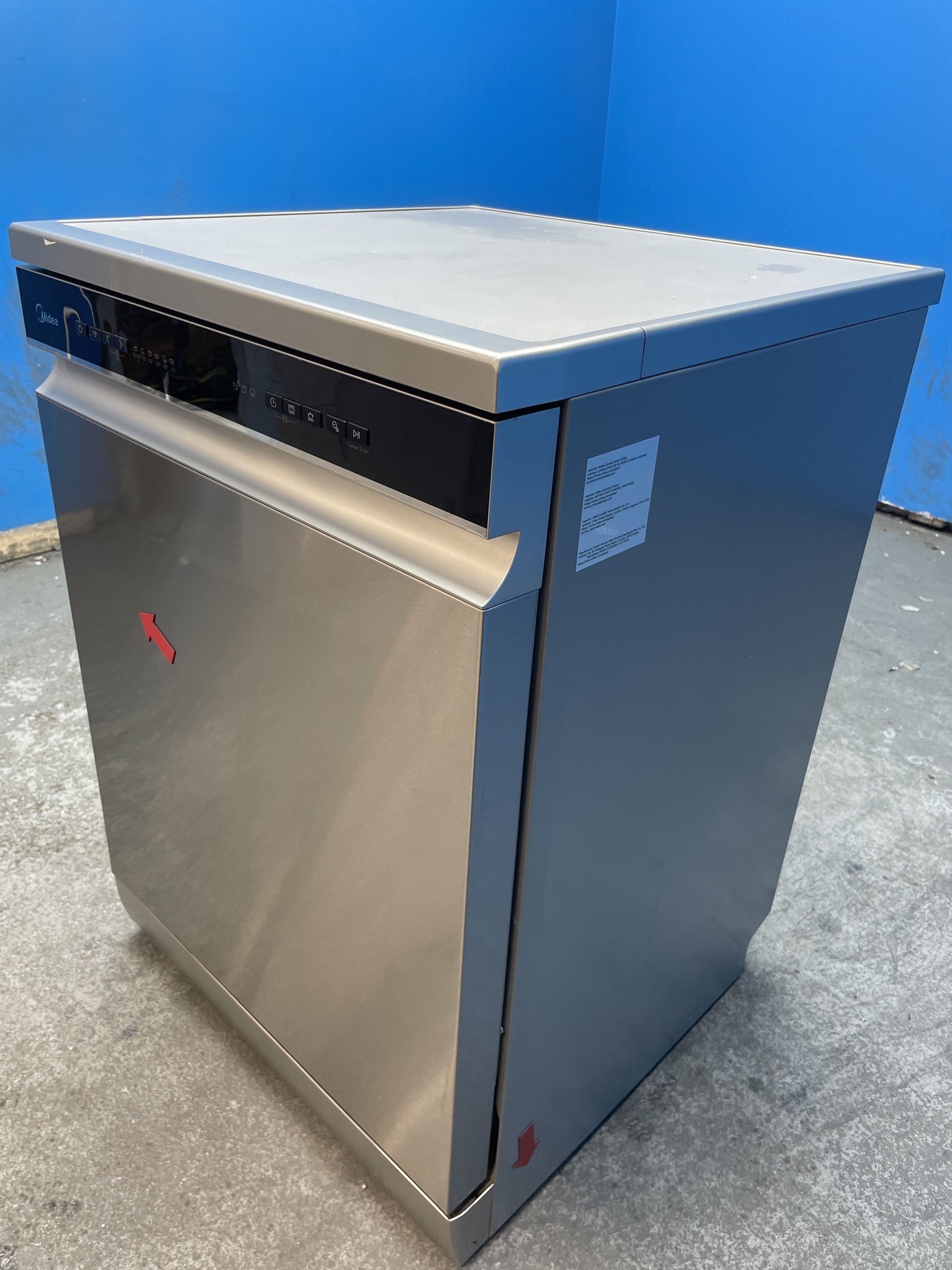 #GRC-158-791 - Midea MDWEF1433D 14 Place Full Size Dishwasher in Silver