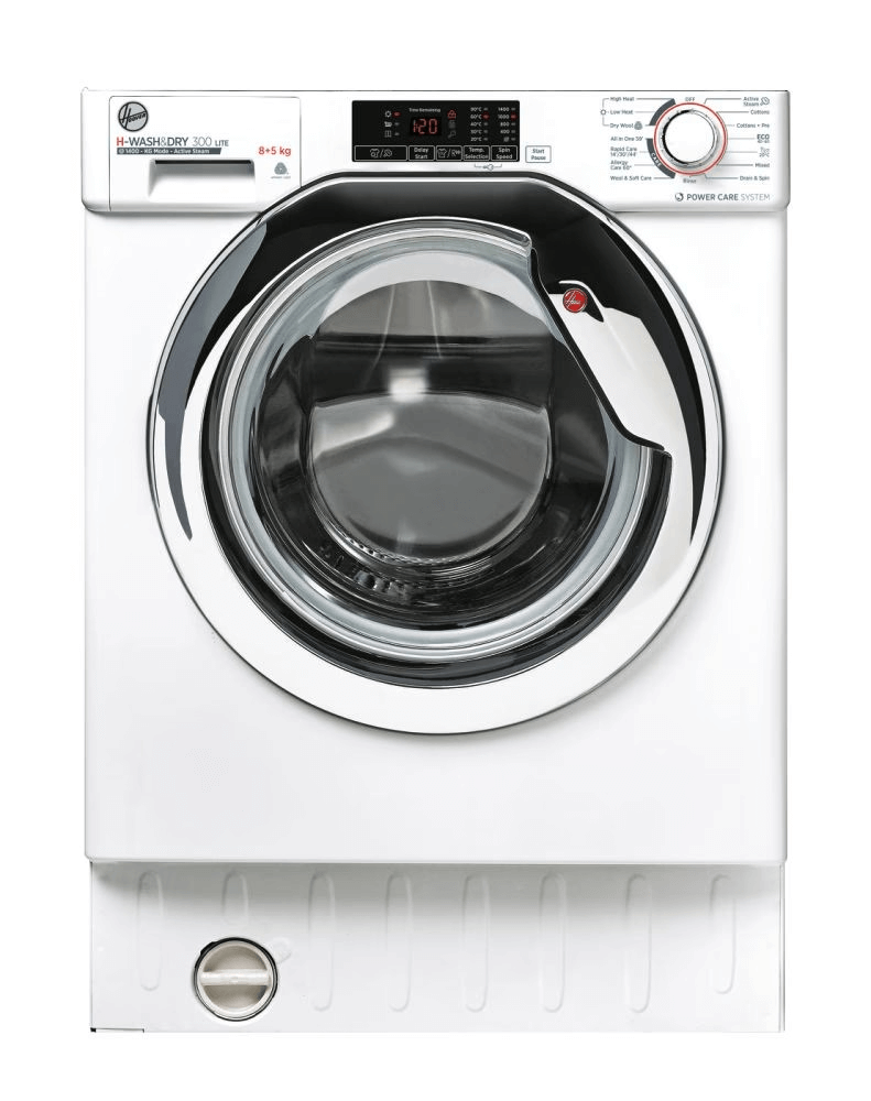 Hoover HBDS485D1ACE Integrated 8 / 5 kg 1400 Spin Washer Dryer - Renew 2 U