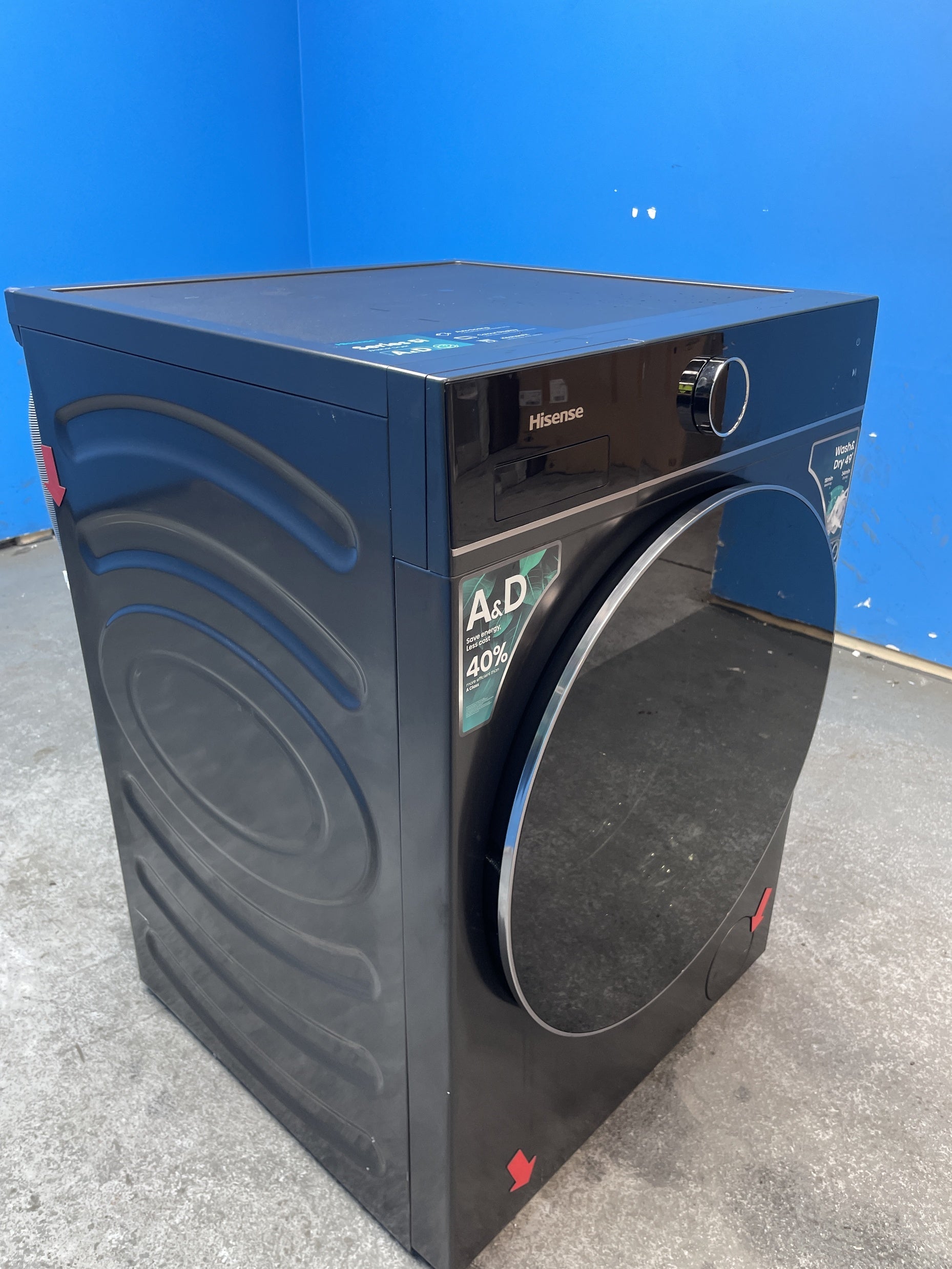 #GRC-158-047 - Hisense 5i KitchenFit Series WD5I1245BBR 12/8kg 1400rpm Washer Dryer