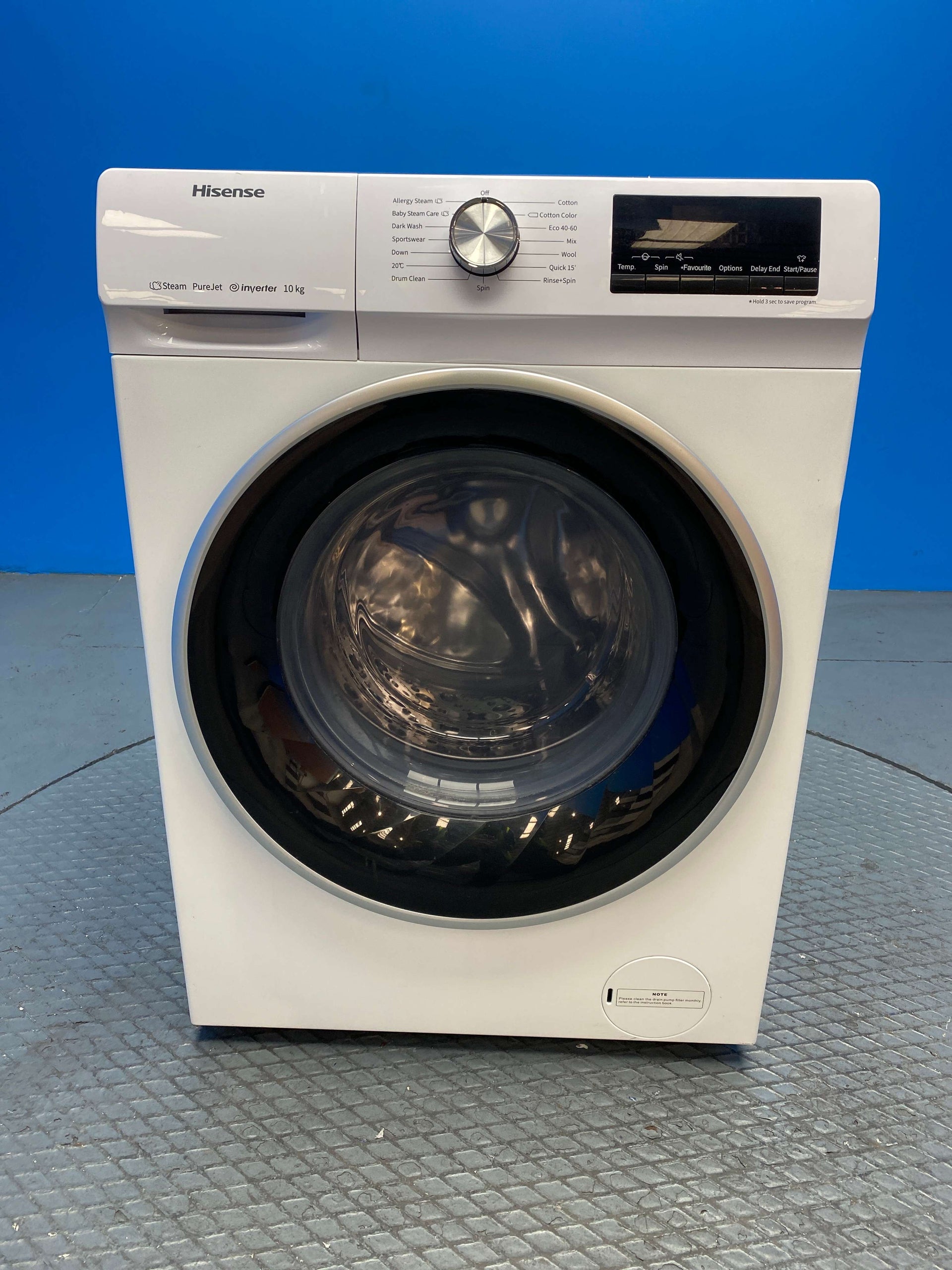 Hisense WFQA1014EVJM 10kg 1400 Spin Washing Machine