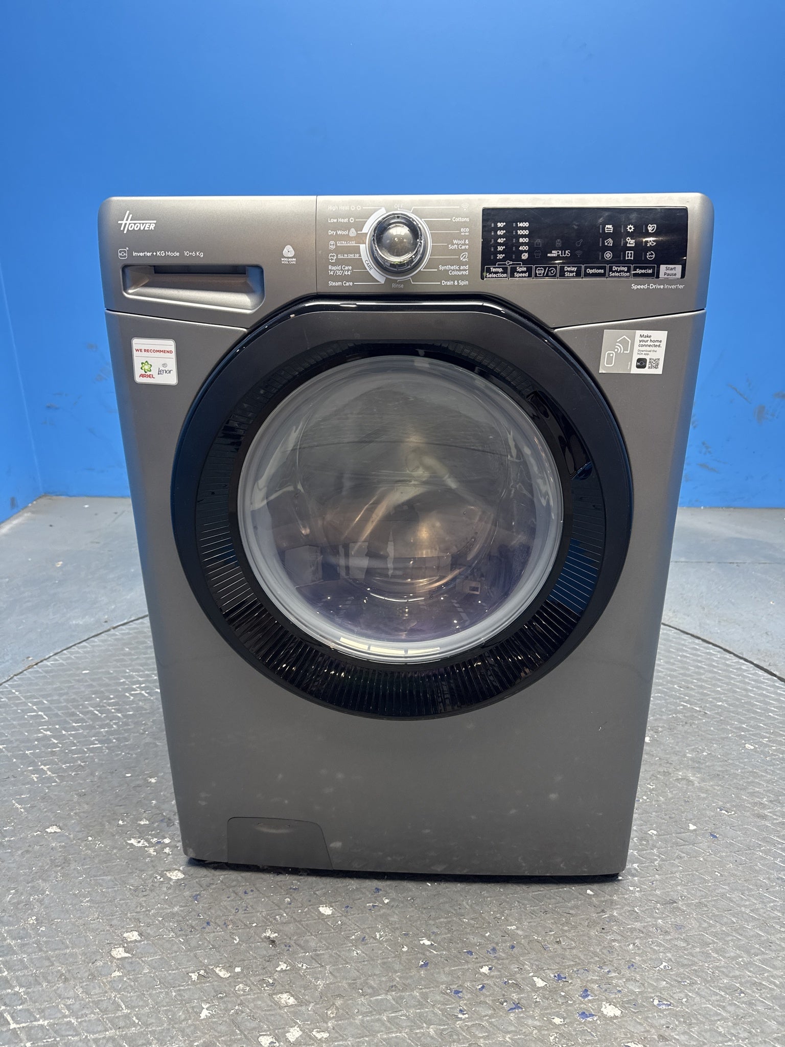 Hoover H3DPS41066TABR80 10kg / 6kg 1400 Spin Washer Dryer